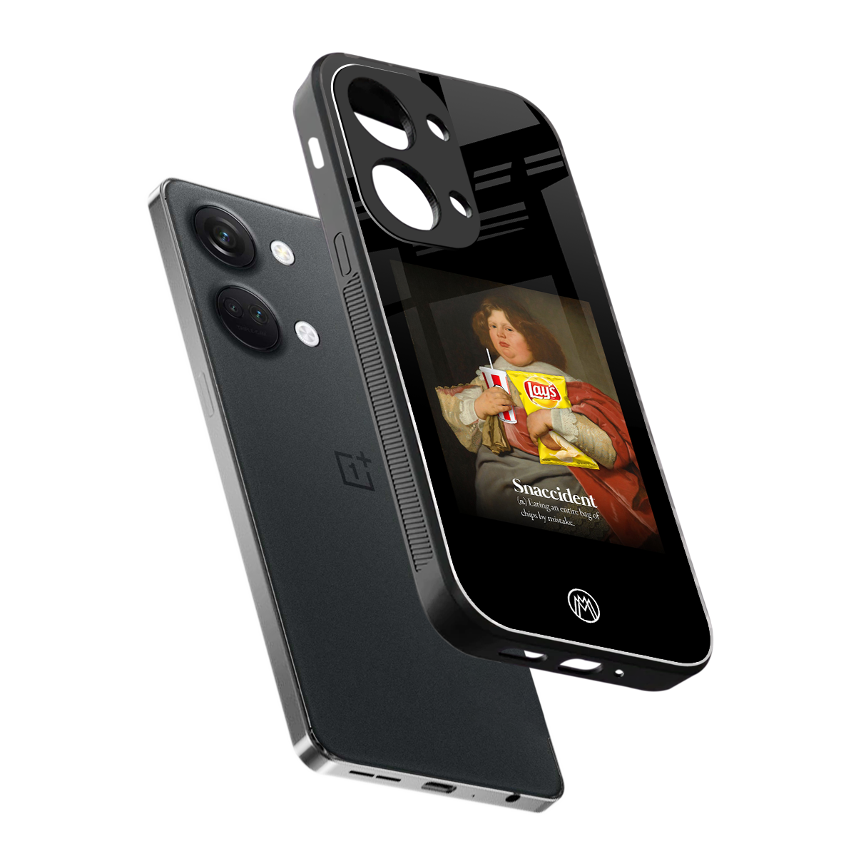 snaccident back phone cover | glass case for oneplus nord 3