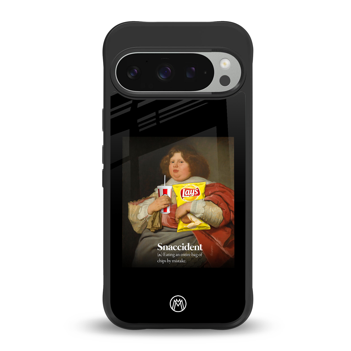snaccident back phone cover | glass case for google pixel 9 pro xl