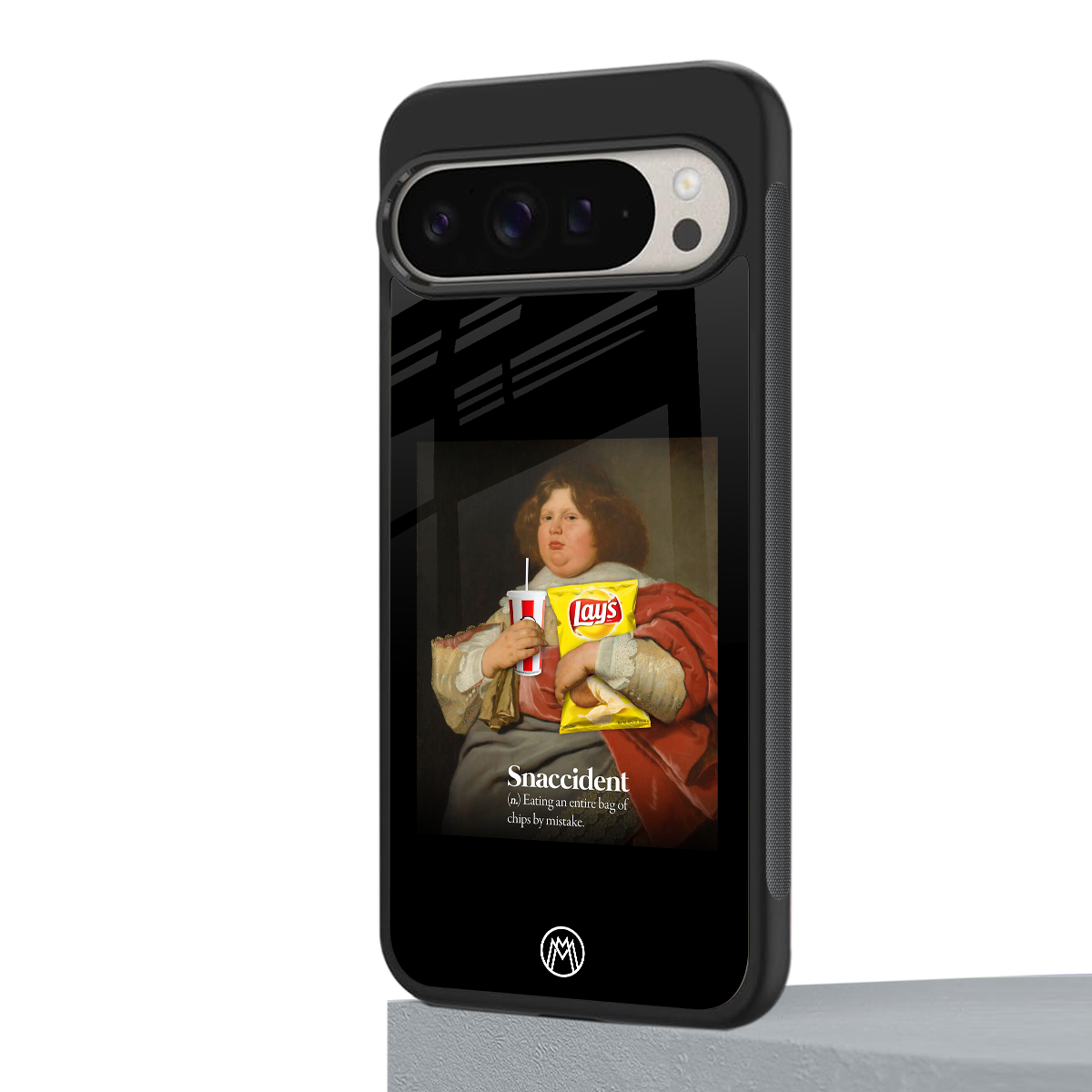 snaccident back phone cover | glass case for google pixel 9 pro xl