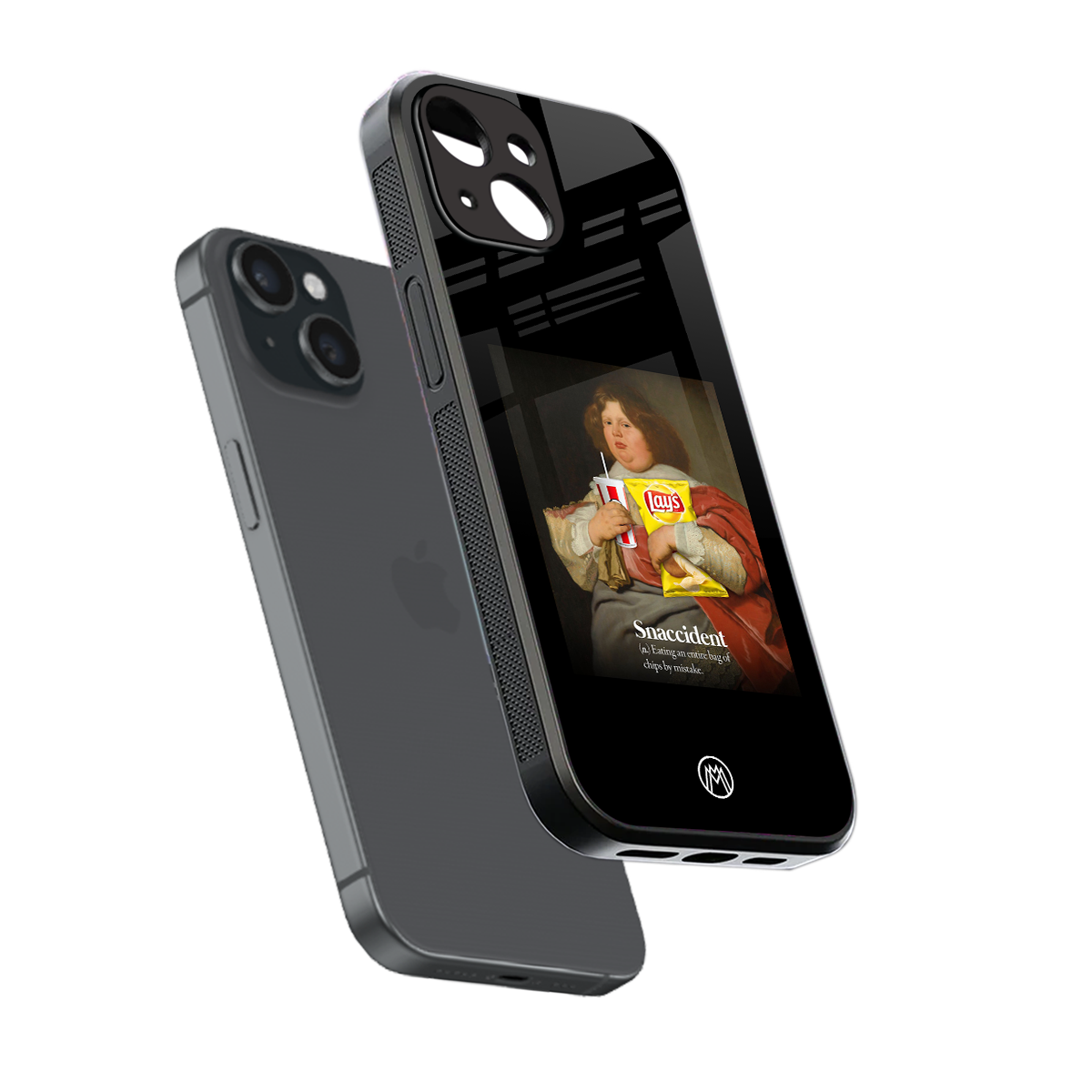 snaccident back phone cover | glass case for iphone 14