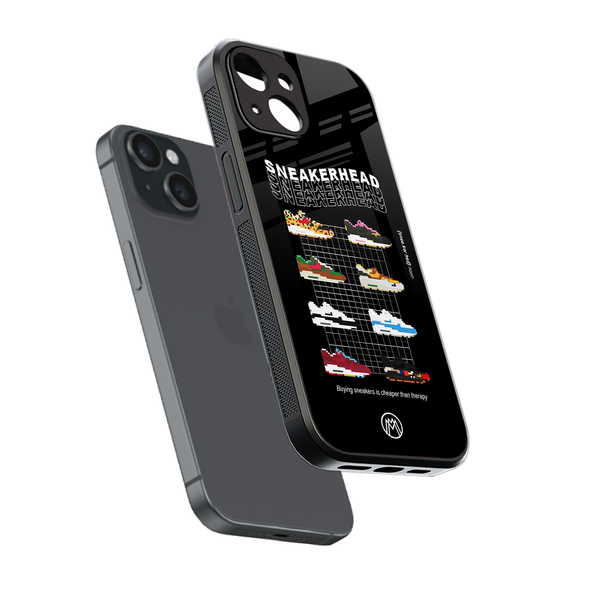 sneakerhead back phone cover | glass case for iphone 13 mini