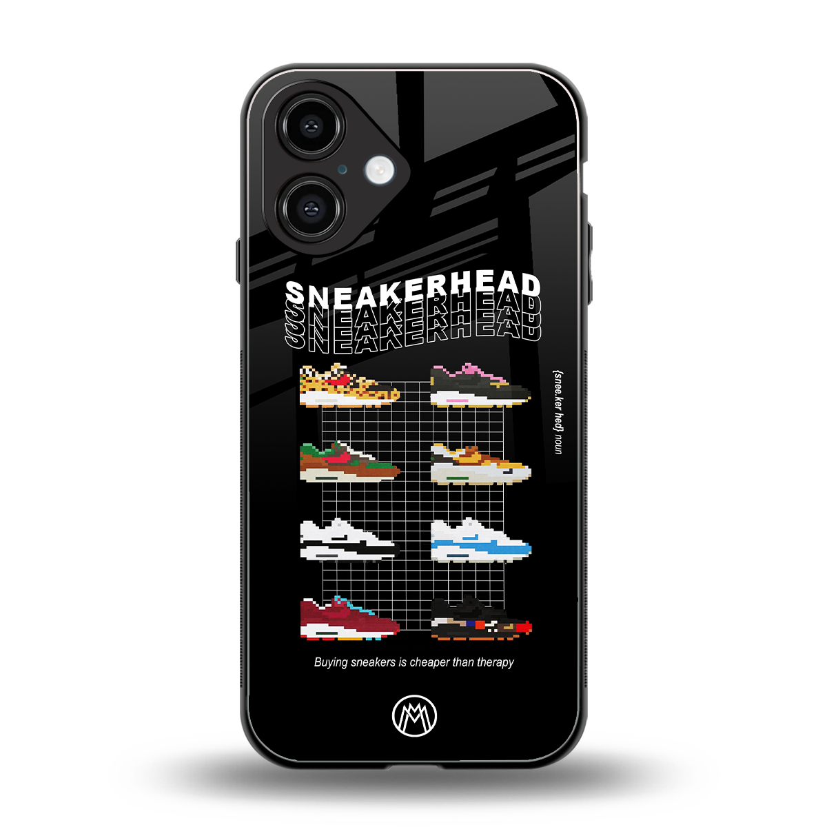 sneakerhead back phone cover | glass case for iphone 16