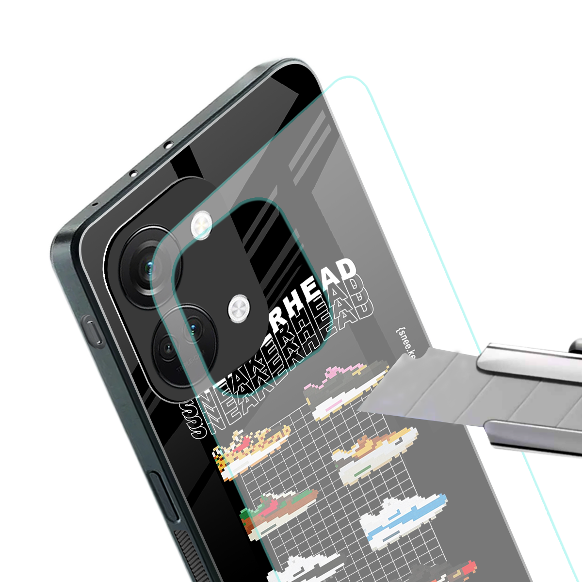 sneakerhead back phone cover | glass case for oneplus nord 3