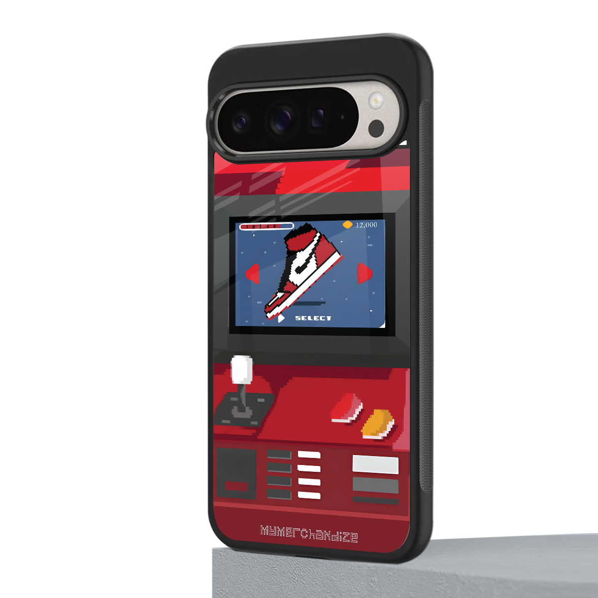sneaxels red back phone cover | glass case for google pixel 9 pro xl