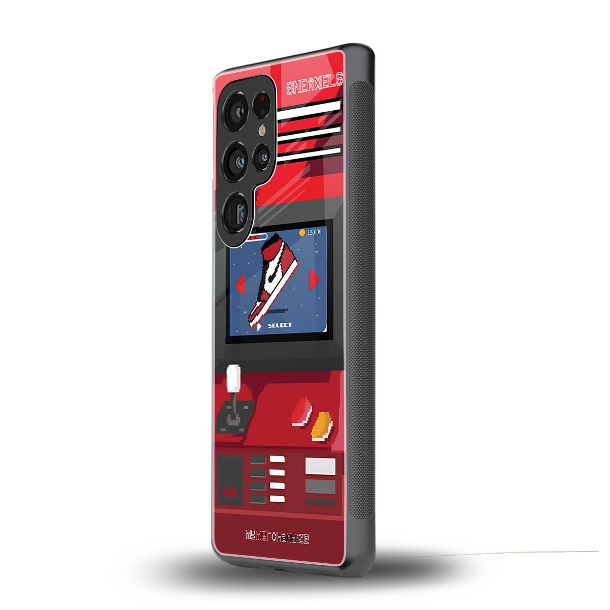 sneaxels red back phone cover | glass case for samsung galaxy s25 ultra