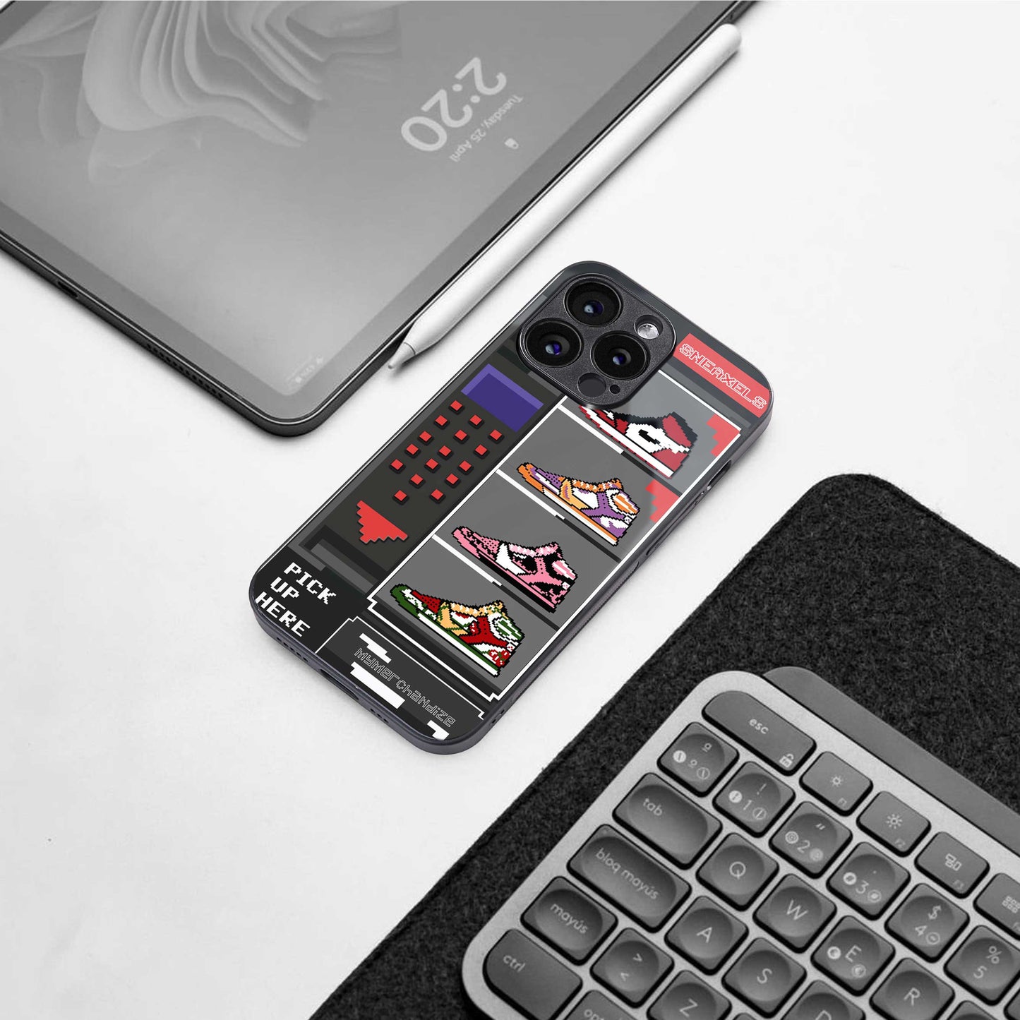 sneaxels back phone cover | glass case for samsung galaxy s24 ultra