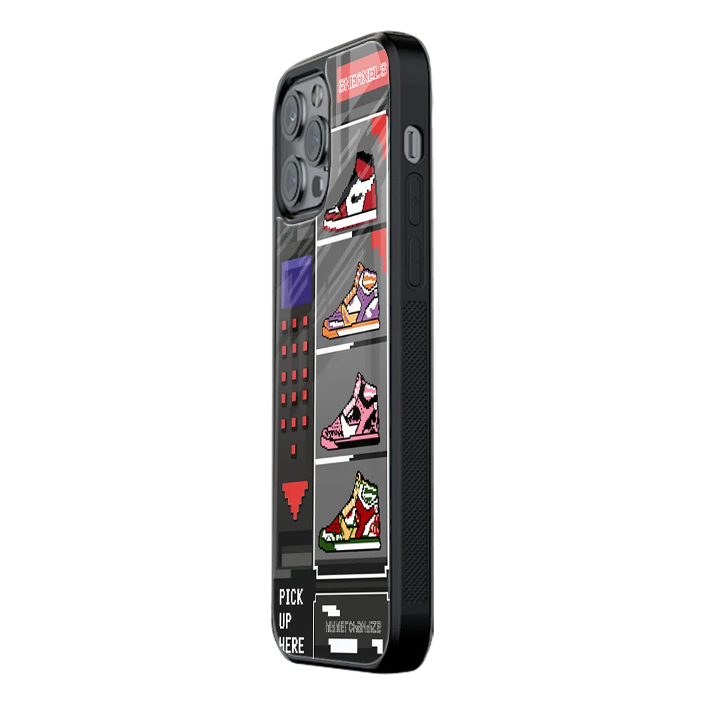 Slim Glass Back Phone Case for Multiple Brands โ iPhone, Samsung, Redmi, OnePlus, Oppo, Vivo