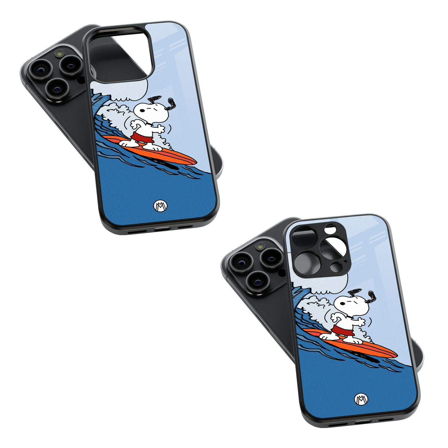 Trendy Glass Back Mobile Case for iPhone, Samsung, Redmi, OnePlus, Google Pixel, Motorola