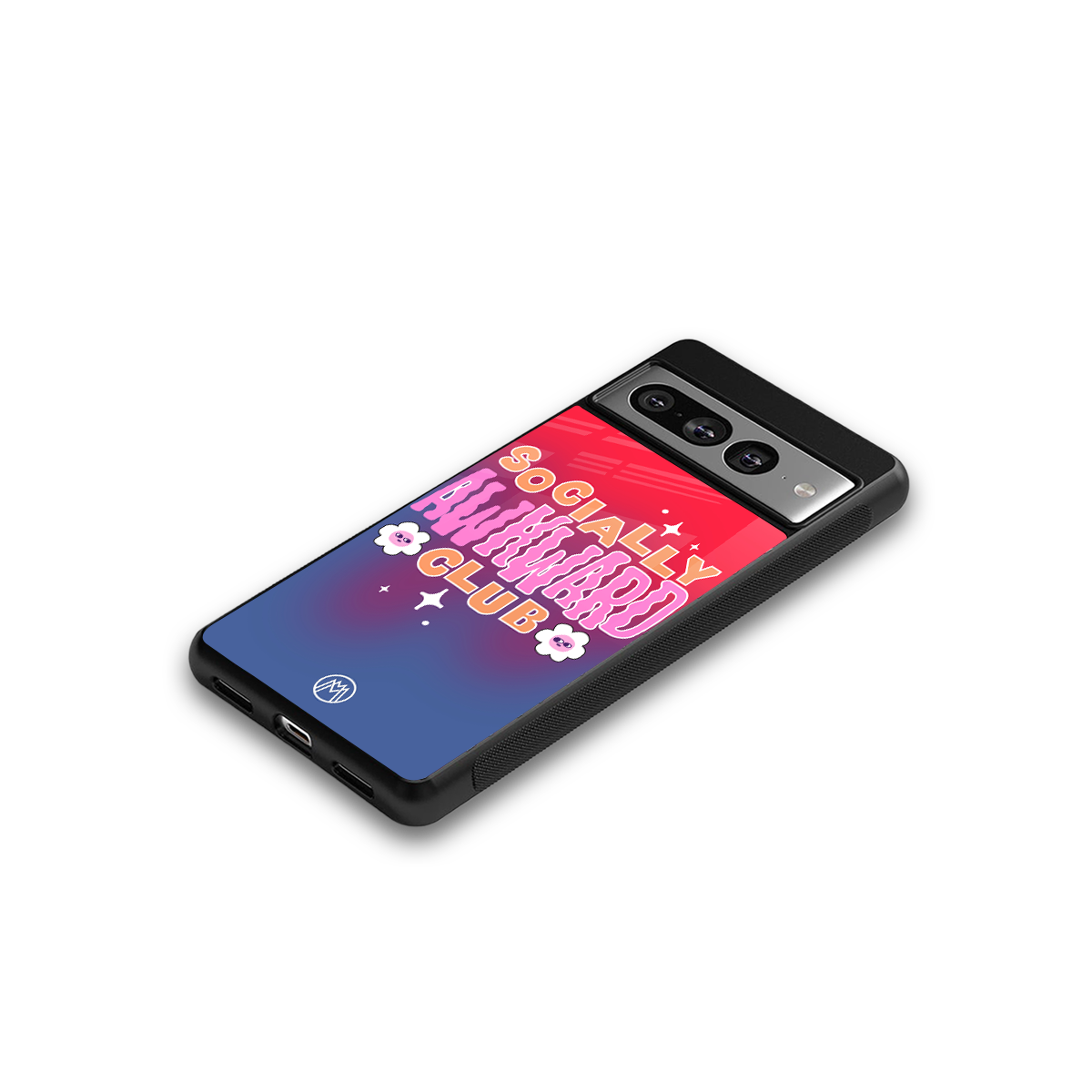 socially awkward club back phone cover | glass case for google pixel 7 pro