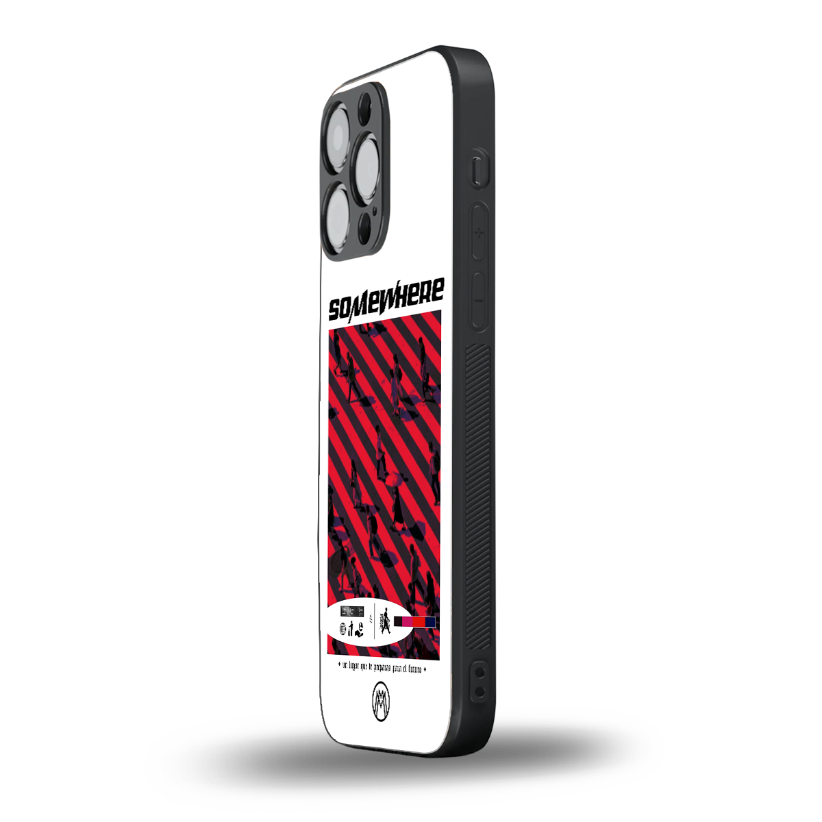 somewhere on the planet back phone cover | glass case for iphone 13 pro max