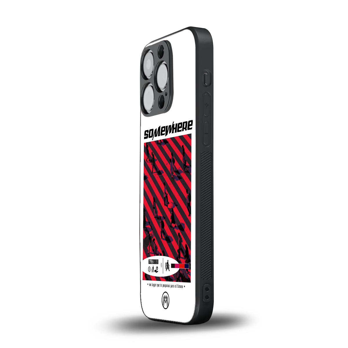 somewhere on the planet back phone cover | glass case for iphone 14 pro
