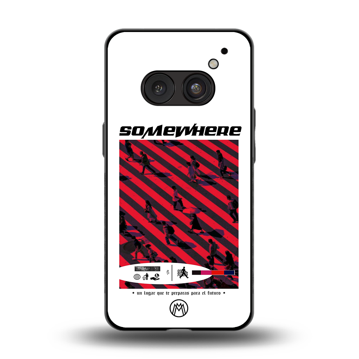 somewhere on the planet back phone cover | glass case for nothing phone 2a