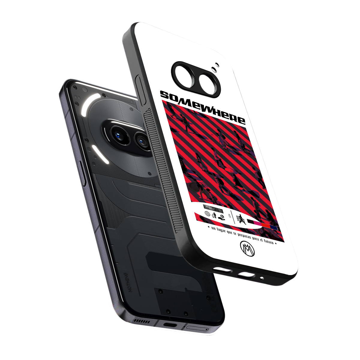 somewhere on the planet back phone cover | glass case for nothing phone 2a