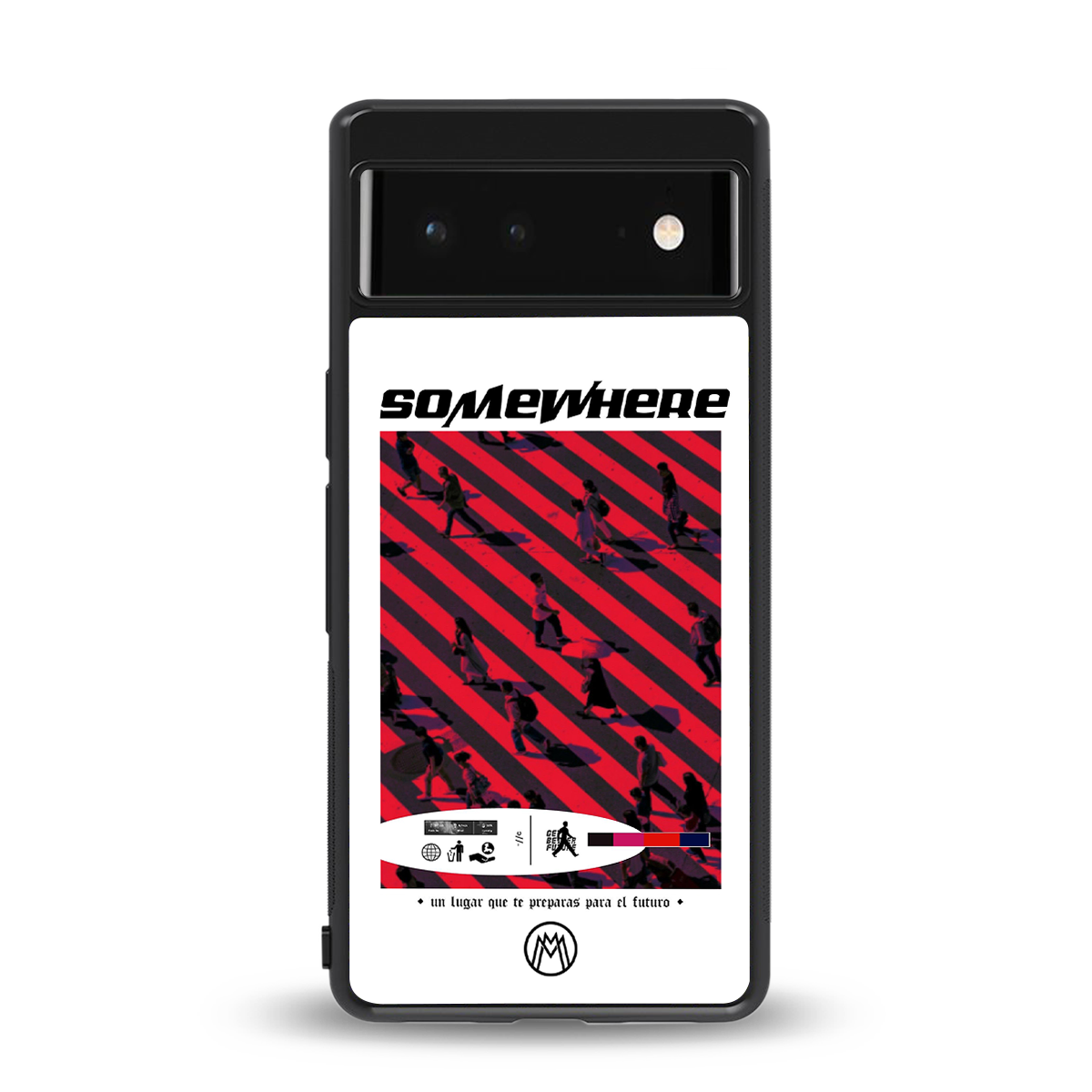 somewhere on the planet back phone cover | glass case for google pixel 6