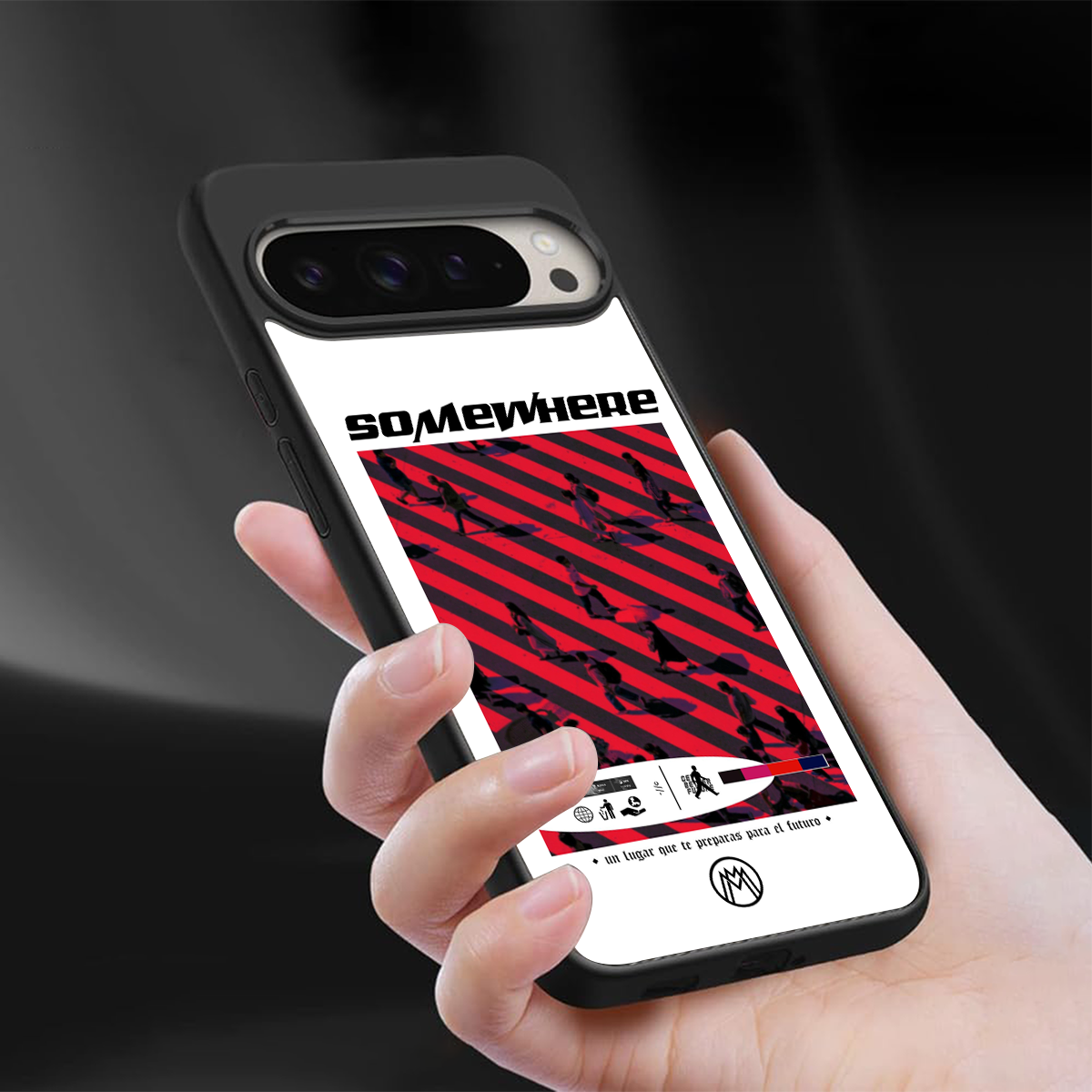 somewhere on the planet back phone cover | glass case for google pixel 9 pro