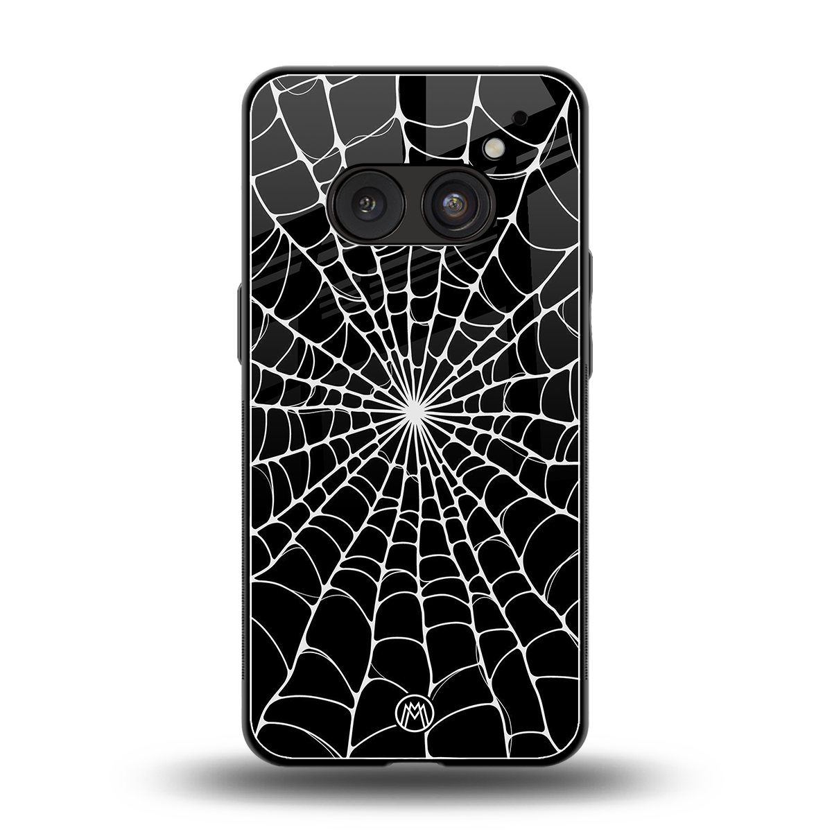 spider swirl back phone cover | glass case for nothing phone 2a