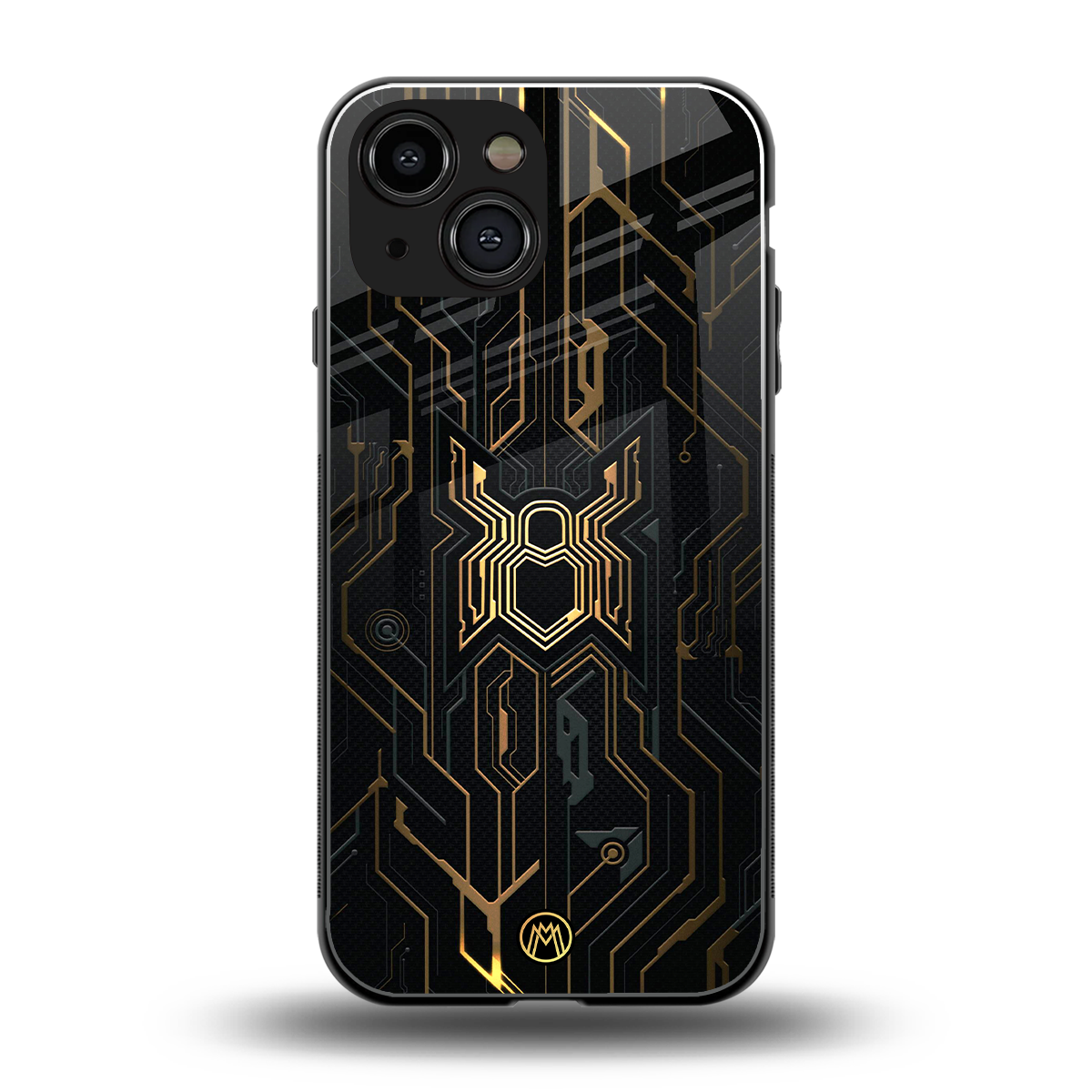 spider verse back phone cover | glass case for iphone 13 mini
