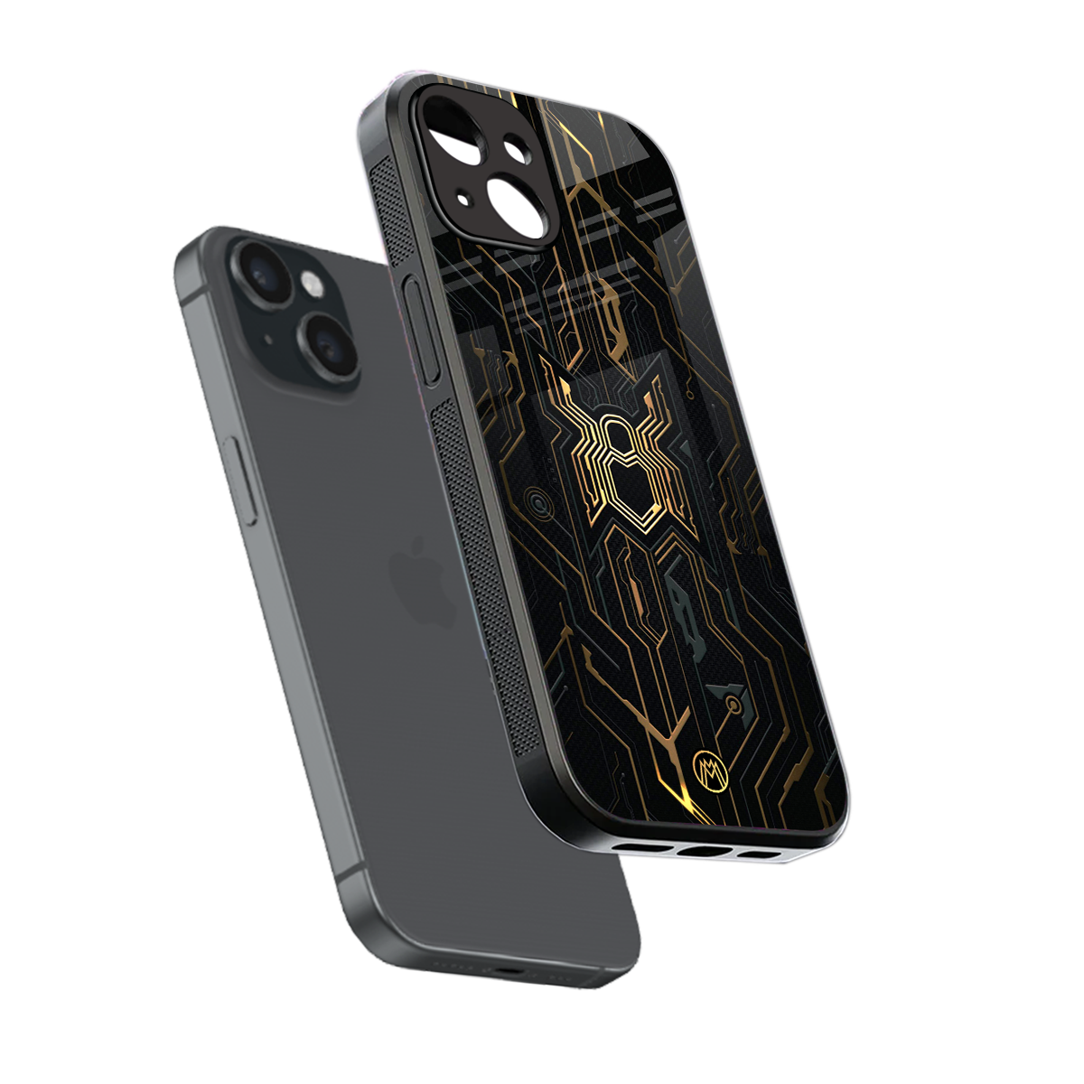 spider verse back phone cover | glass case for iphone 13 mini