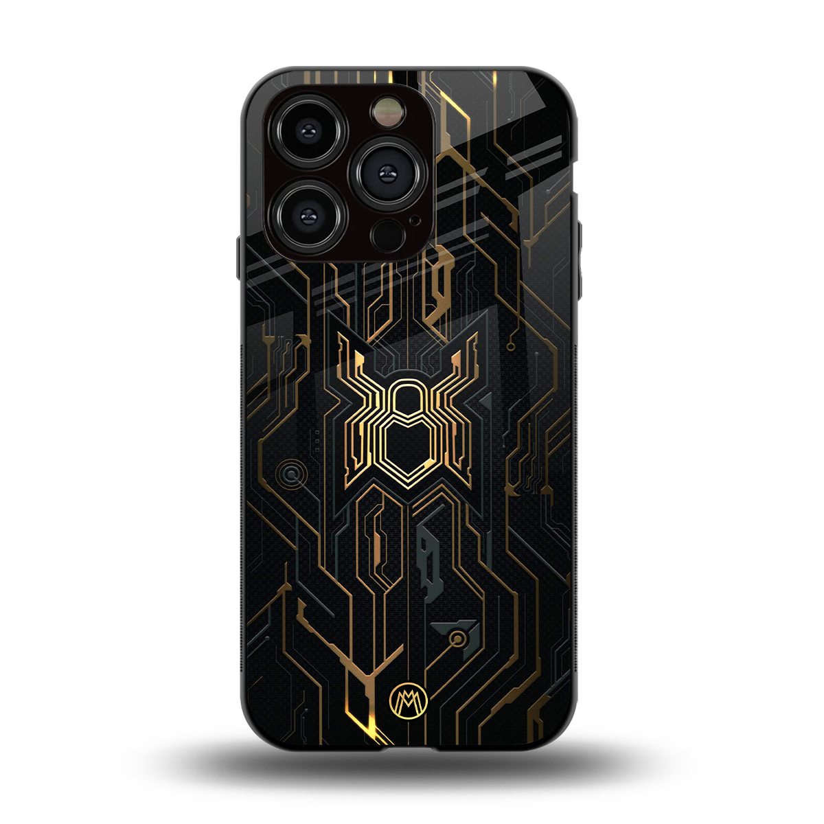 spider verse back phone cover | glass case for iphone 14 pro