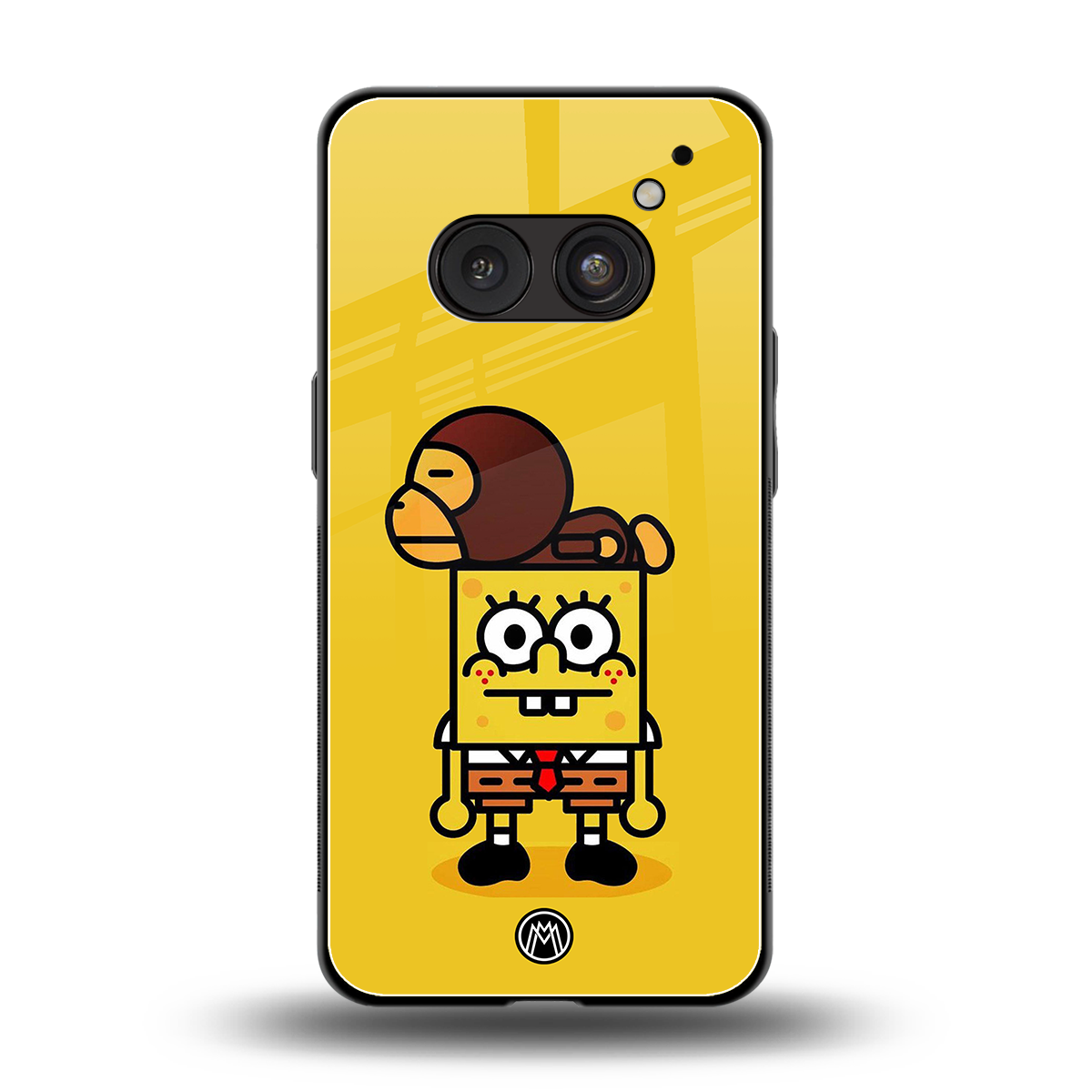 spongebob back phone cover | glass case for nothing phone 2a
