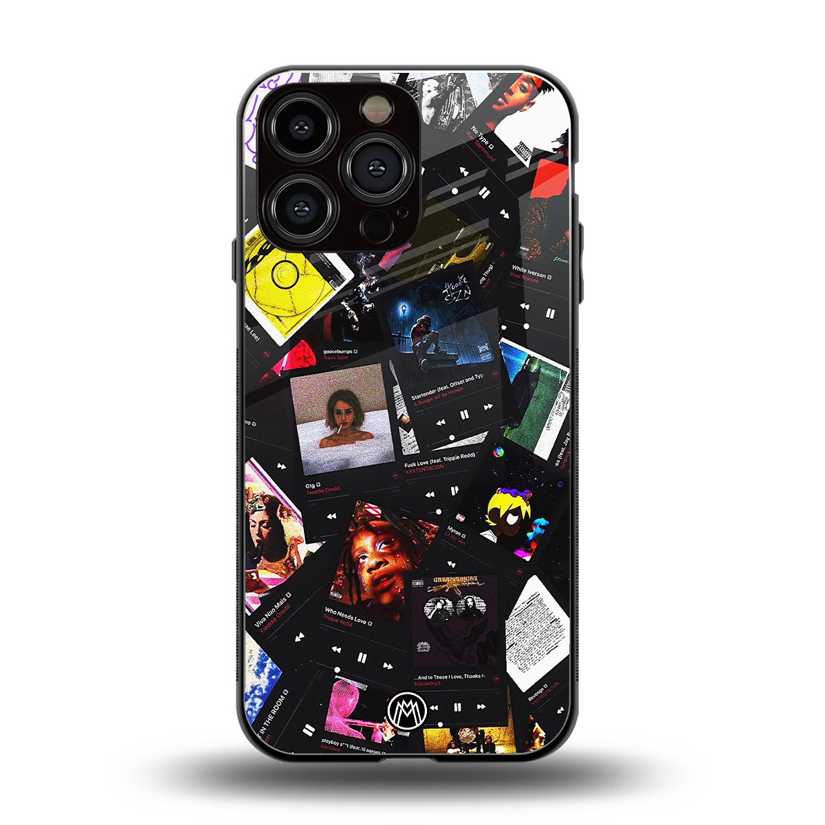 spotify and chill vibes music back phone cover | glass case for iphone 14 pro max