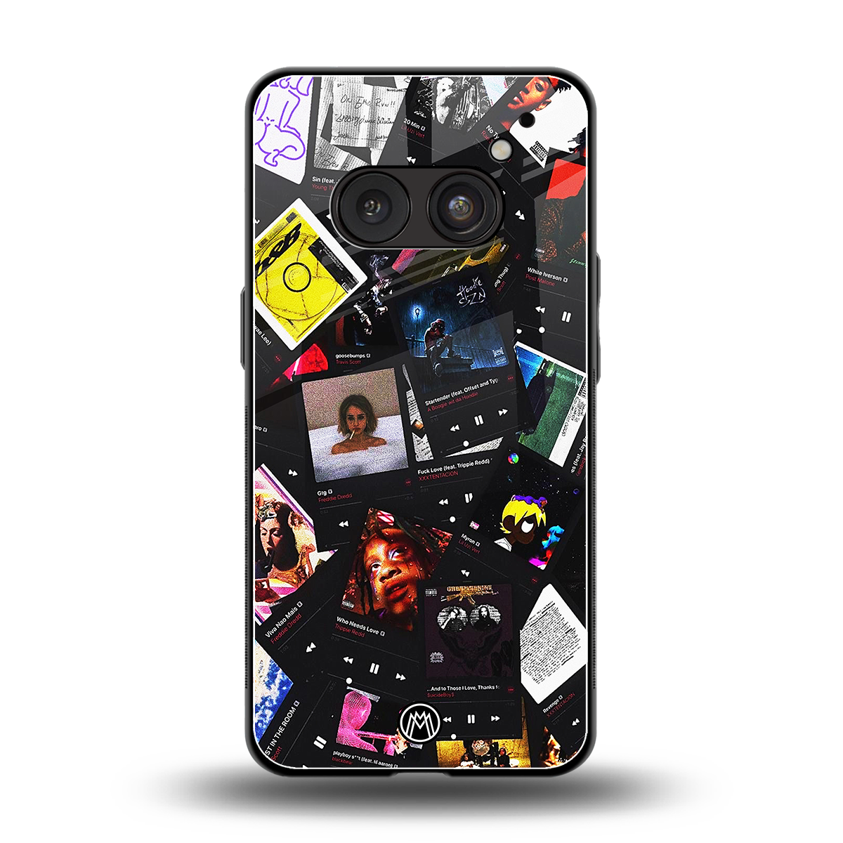 spotify and chill vibes music back phone cover | glass case for nothing phone 2a