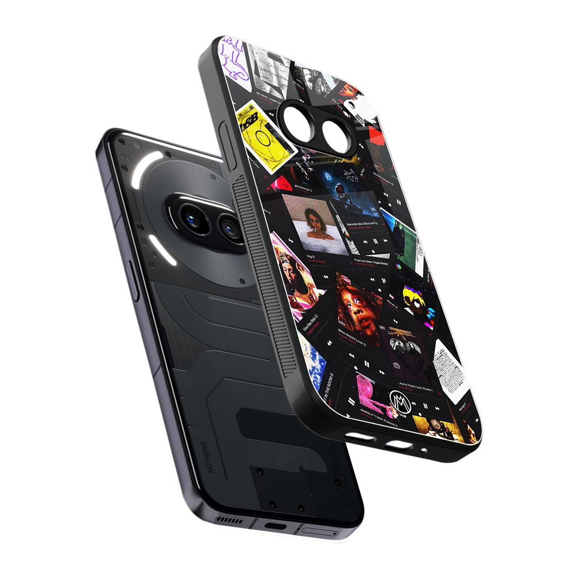 spotify and chill vibes music back phone cover | glass case for nothing phone 2a