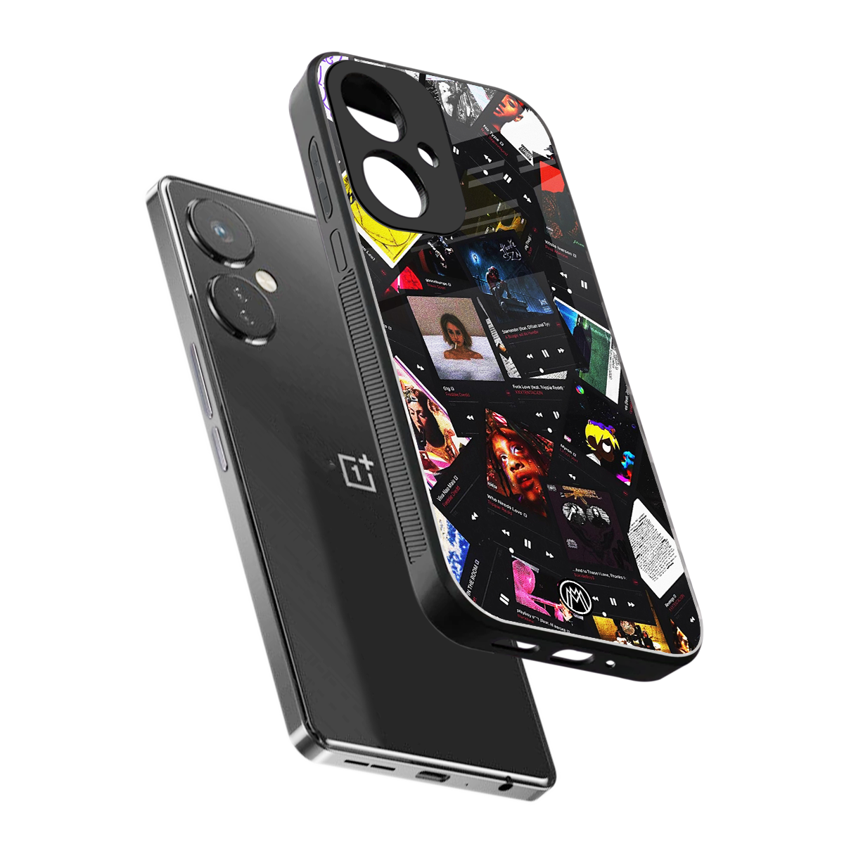 spotify and chill vibes music back phone cover | glass case for oneplus nord ce 3