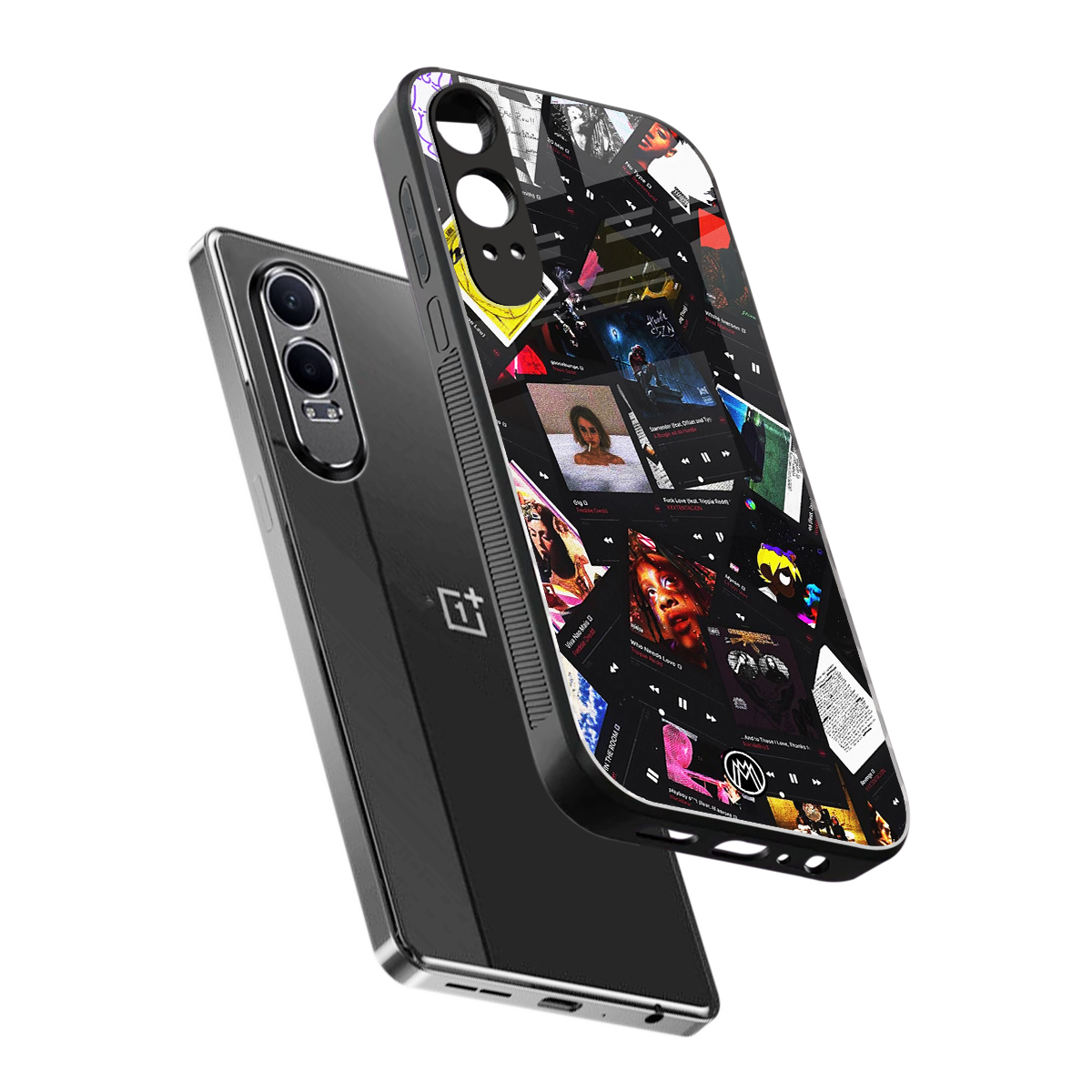 spotify and chill vibes music back phone cover | glass case for oneplus nord ce 4 lite