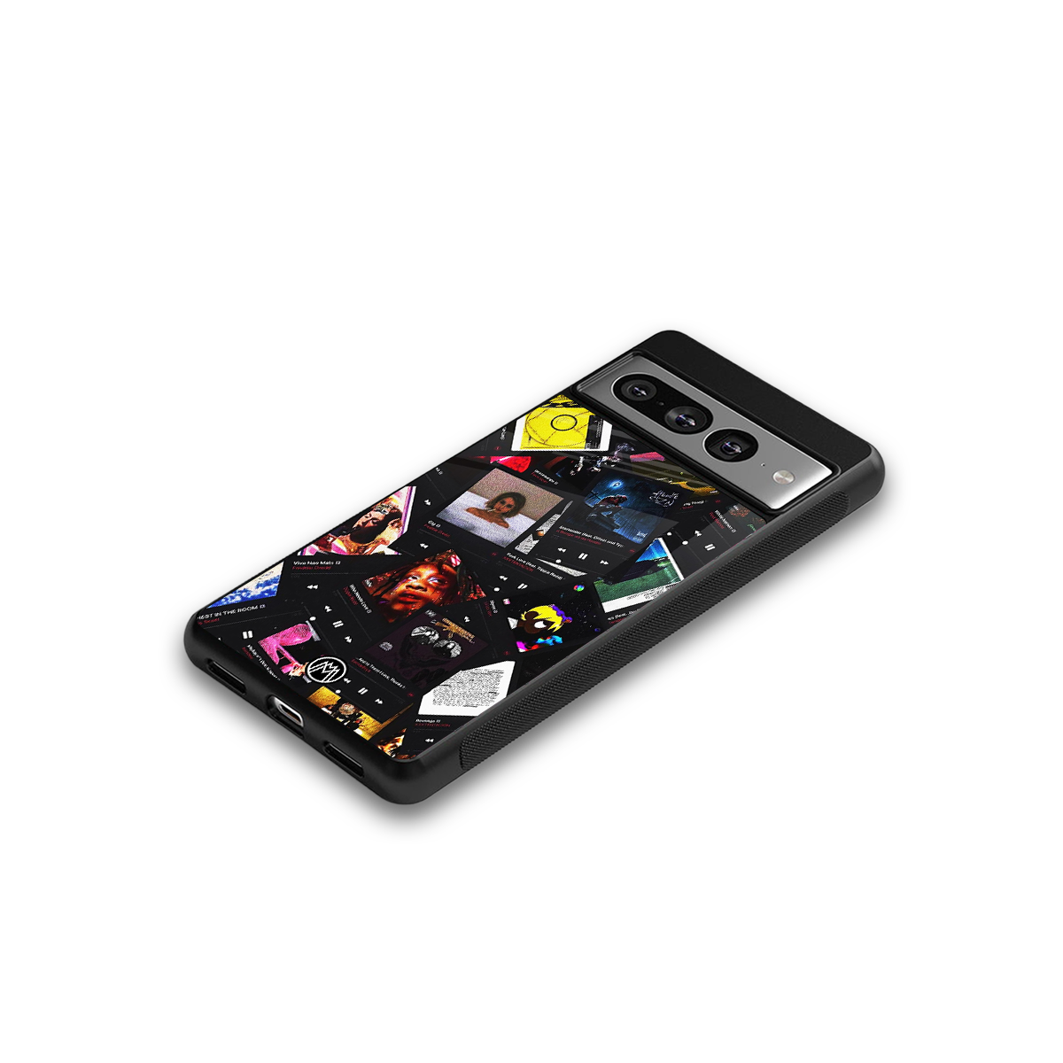 spotify and chill vibes music back phone cover | glass case for google pixel 7 pro