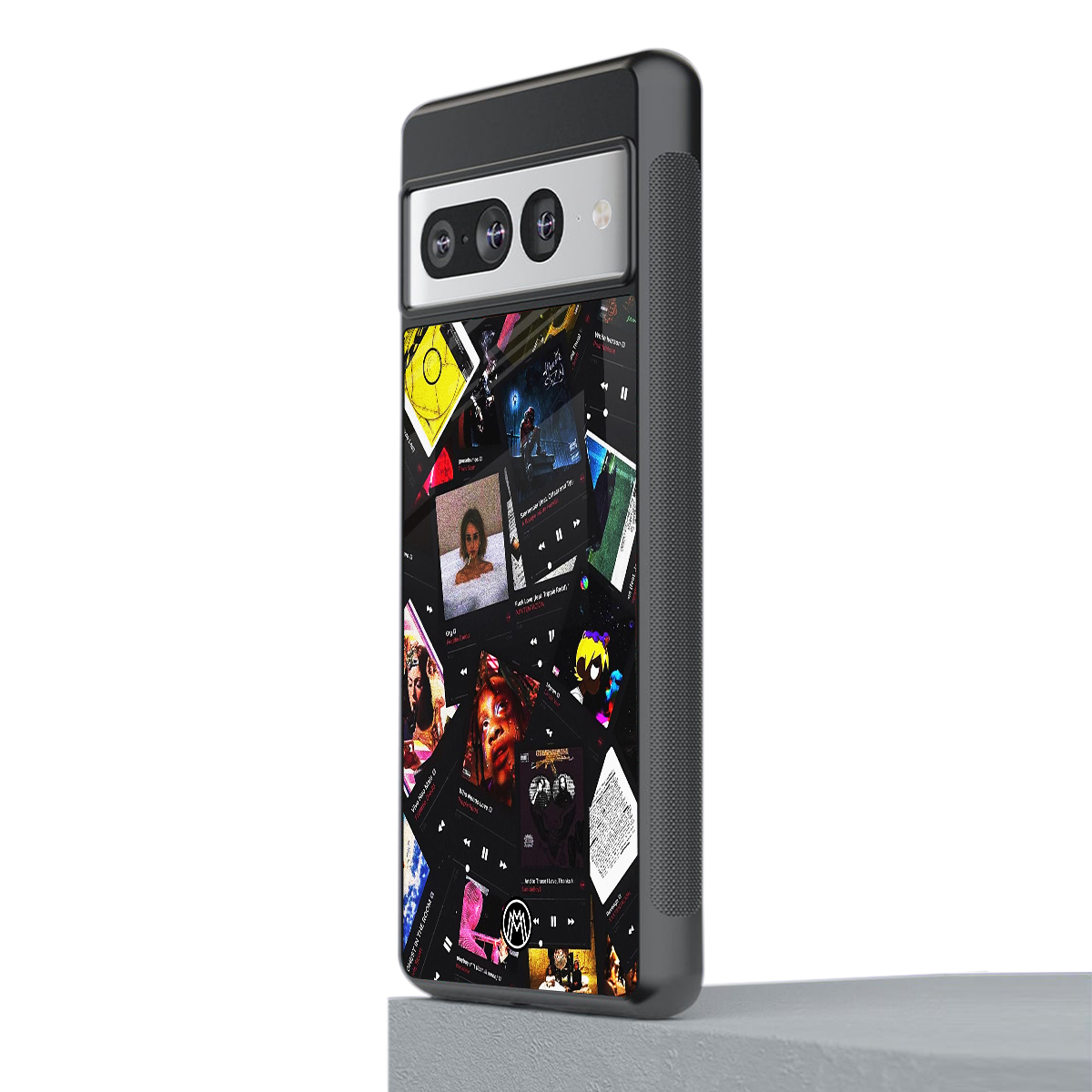 spotify and chill vibes music back phone cover | glass case for google pixel 7 pro