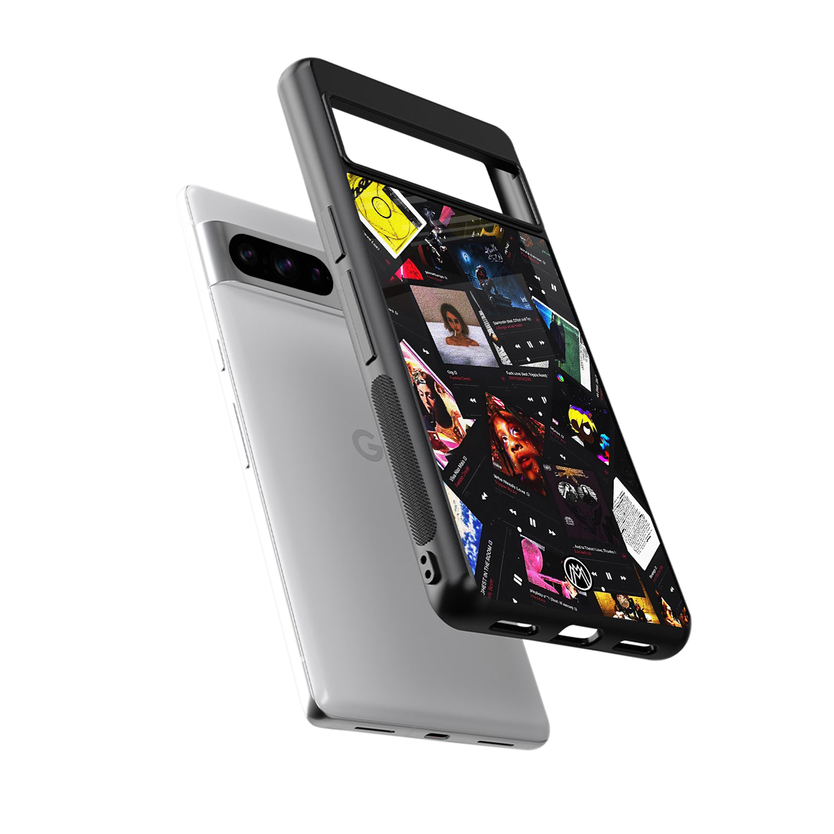 spotify and chill vibes music back phone cover | glass case for google pixel 8 pro
