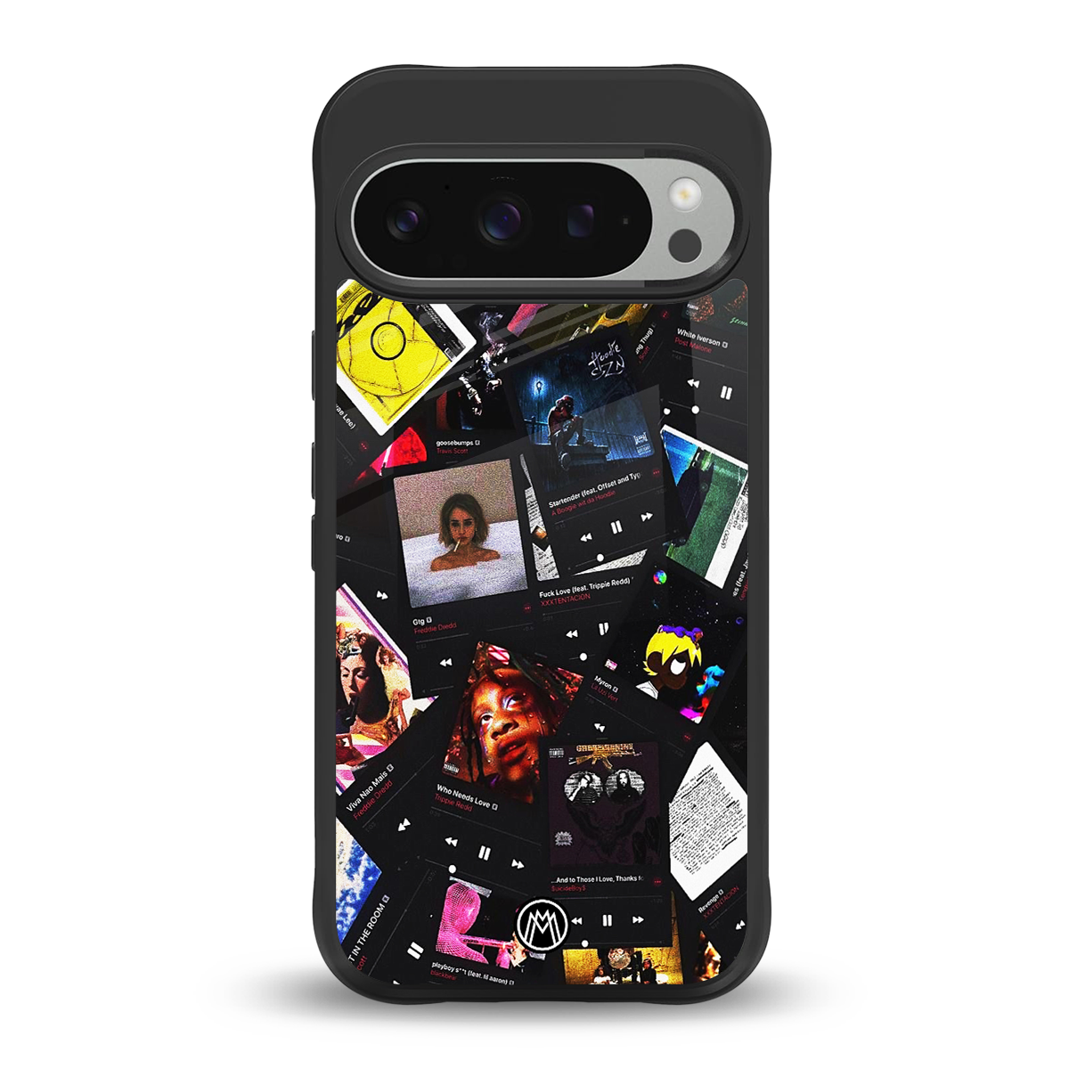 spotify and chill vibes music back phone cover | glass case for google pixel 9 pro xl