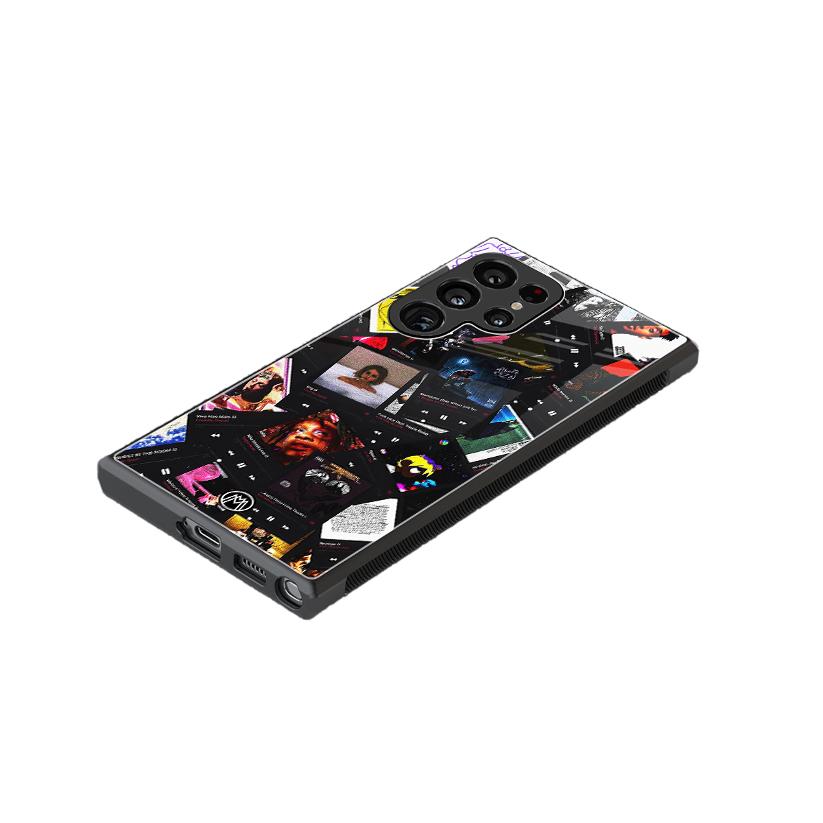 spotify and chill vibes music back phone cover | glass case for samsung galaxy s24 ultra
