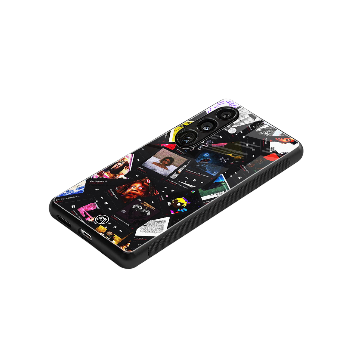 spotify and chill vibes music back phone cover | glass case for samsung galaxy s25 plus