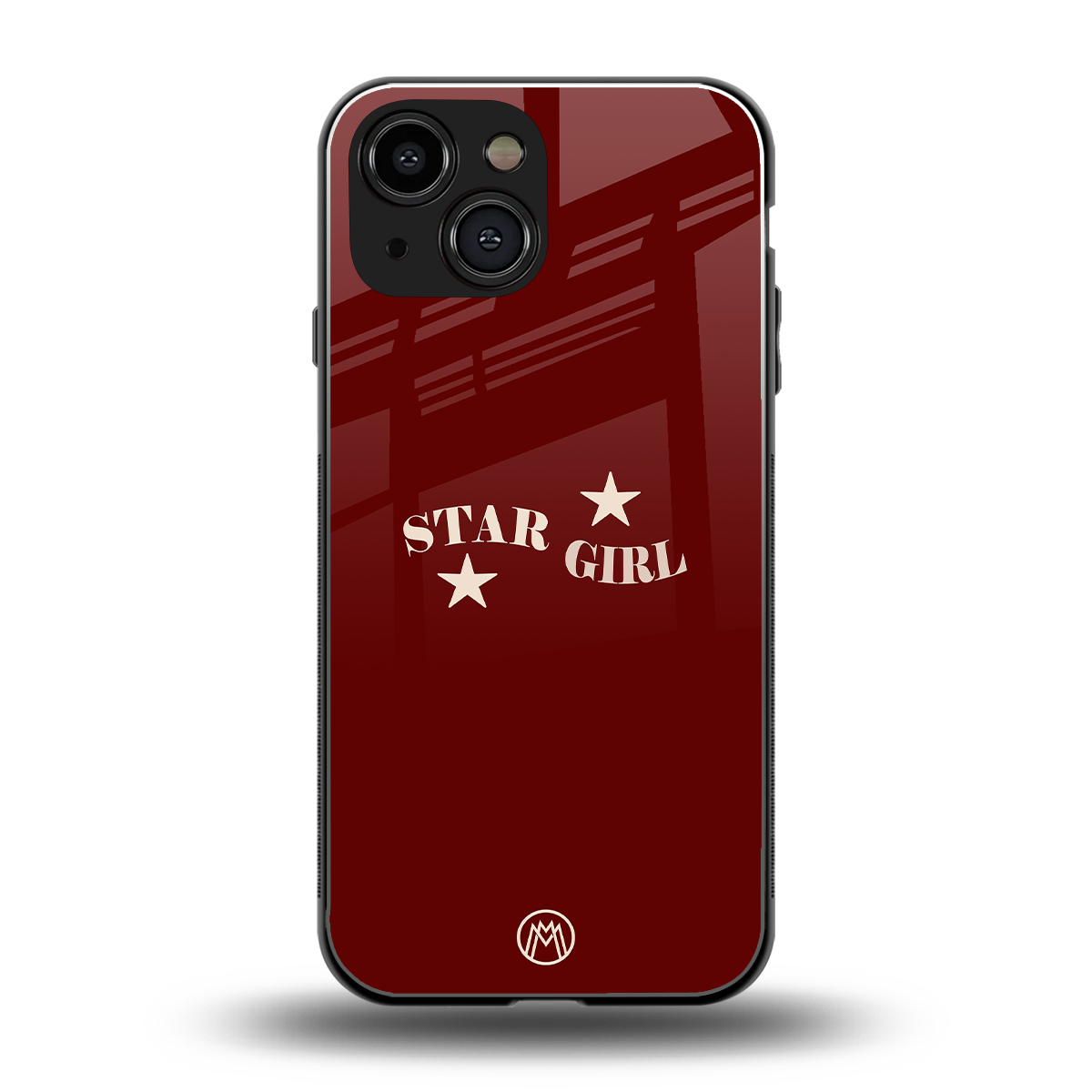 star girl back phone cover | glass case for iphone 13 mini