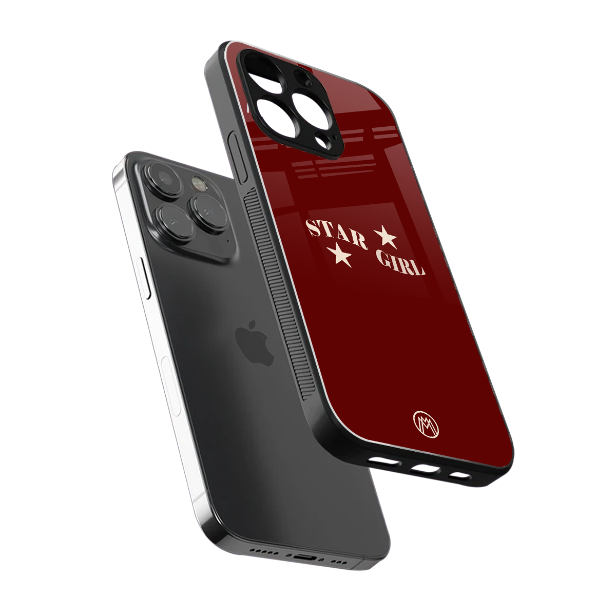 star girl back phone cover | glass case for iphone 14 pro max