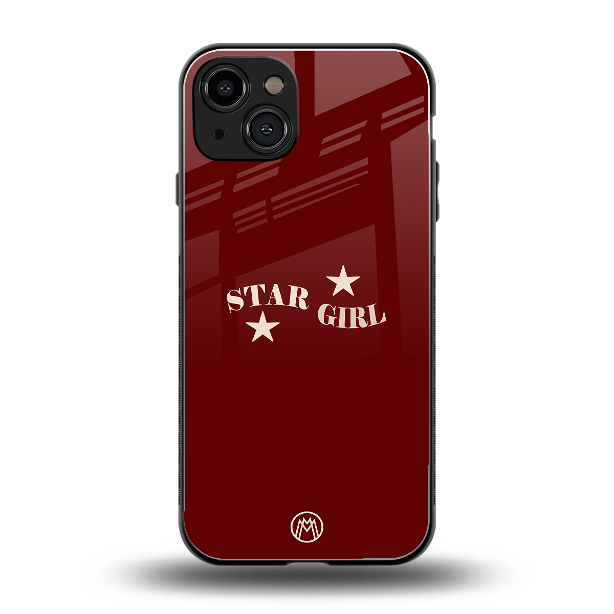 star girl back phone cover | glass case for iphone 15
