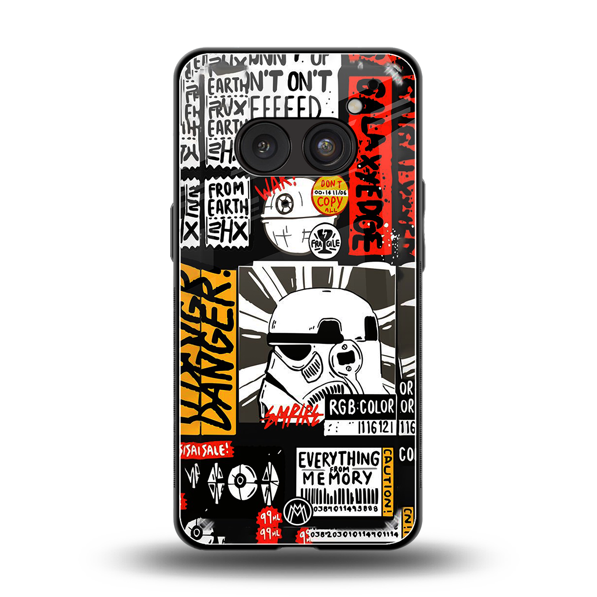 star wars collage back phone cover | glass case for nothing phone 2a