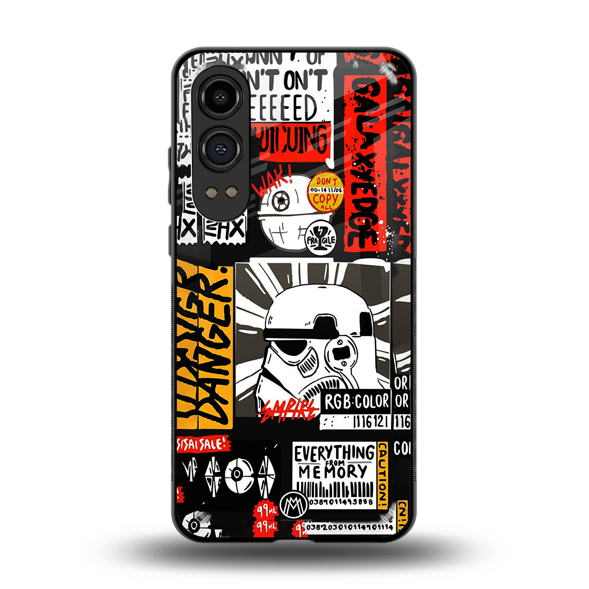 star wars collage back phone cover | glass case for oneplus nord ce 4 lite