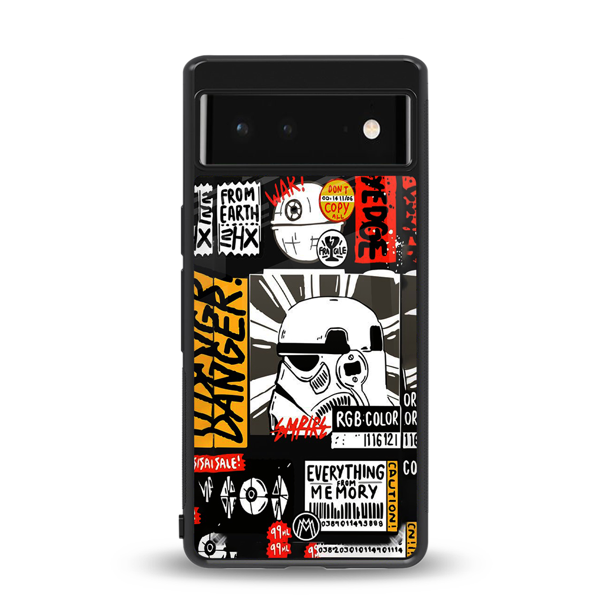 star wars collage back phone cover | glass case for Google Pixel 6A