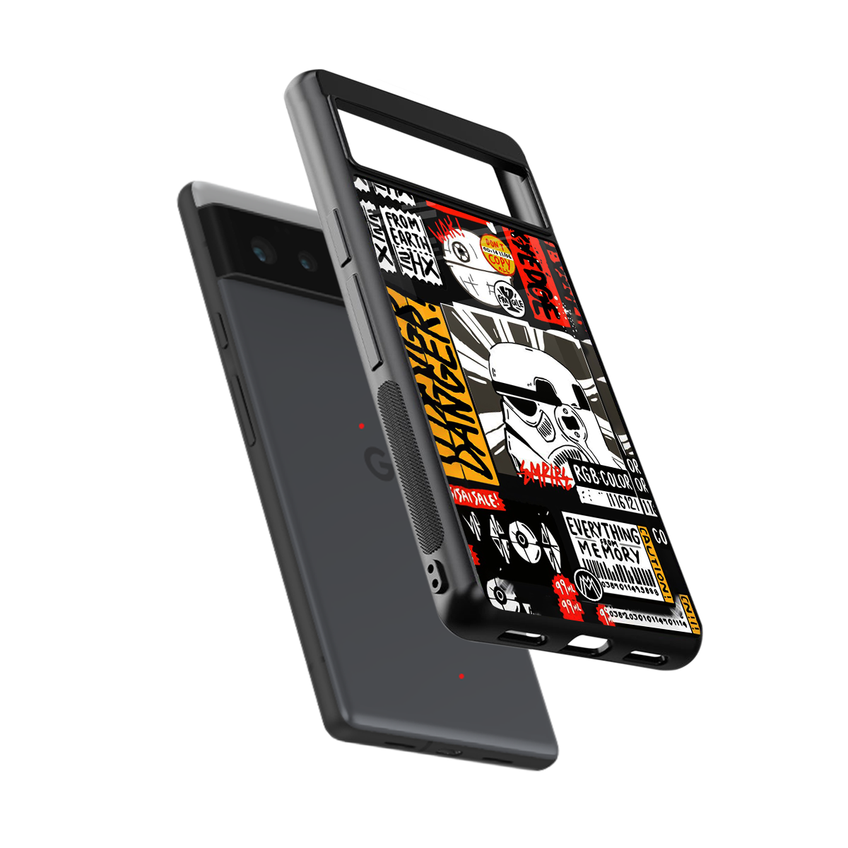 star wars collage back phone cover | glass case for Google Pixel 6A