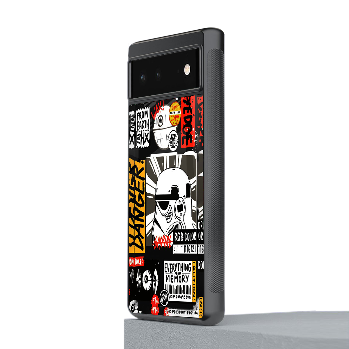 star wars collage back phone cover | glass case for Google Pixel 6A