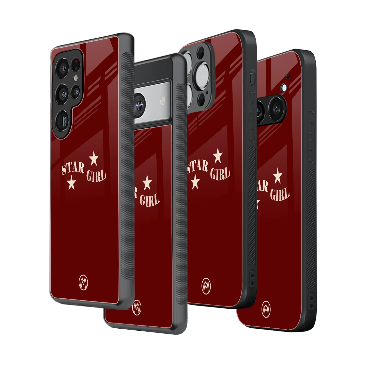 Stylish Glass Back Case for All Smartphones โ iPhone, Samsung, OnePlus, Pixel, Redmi, Oppo, Vivo, Motorola