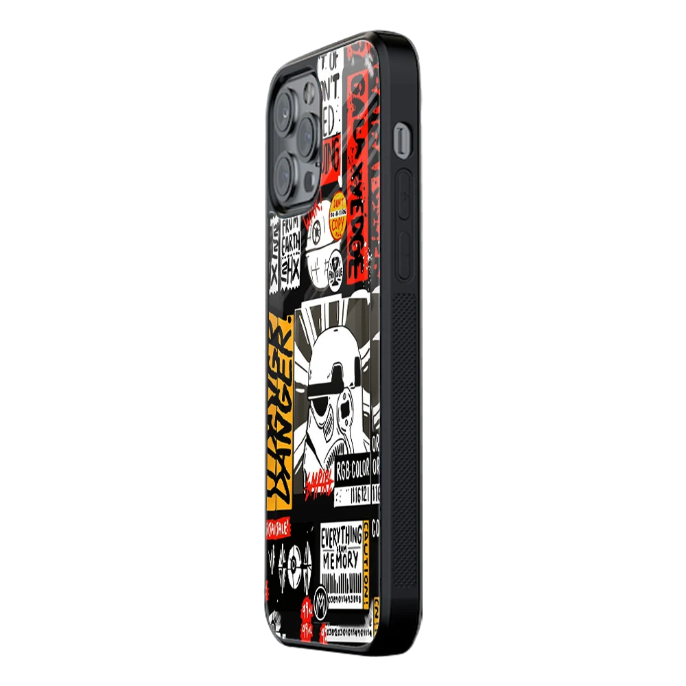 Slim Glass Back Phone Case for Multiple Brands โ iPhone, Samsung, Redmi, OnePlus, Oppo, Vivo
