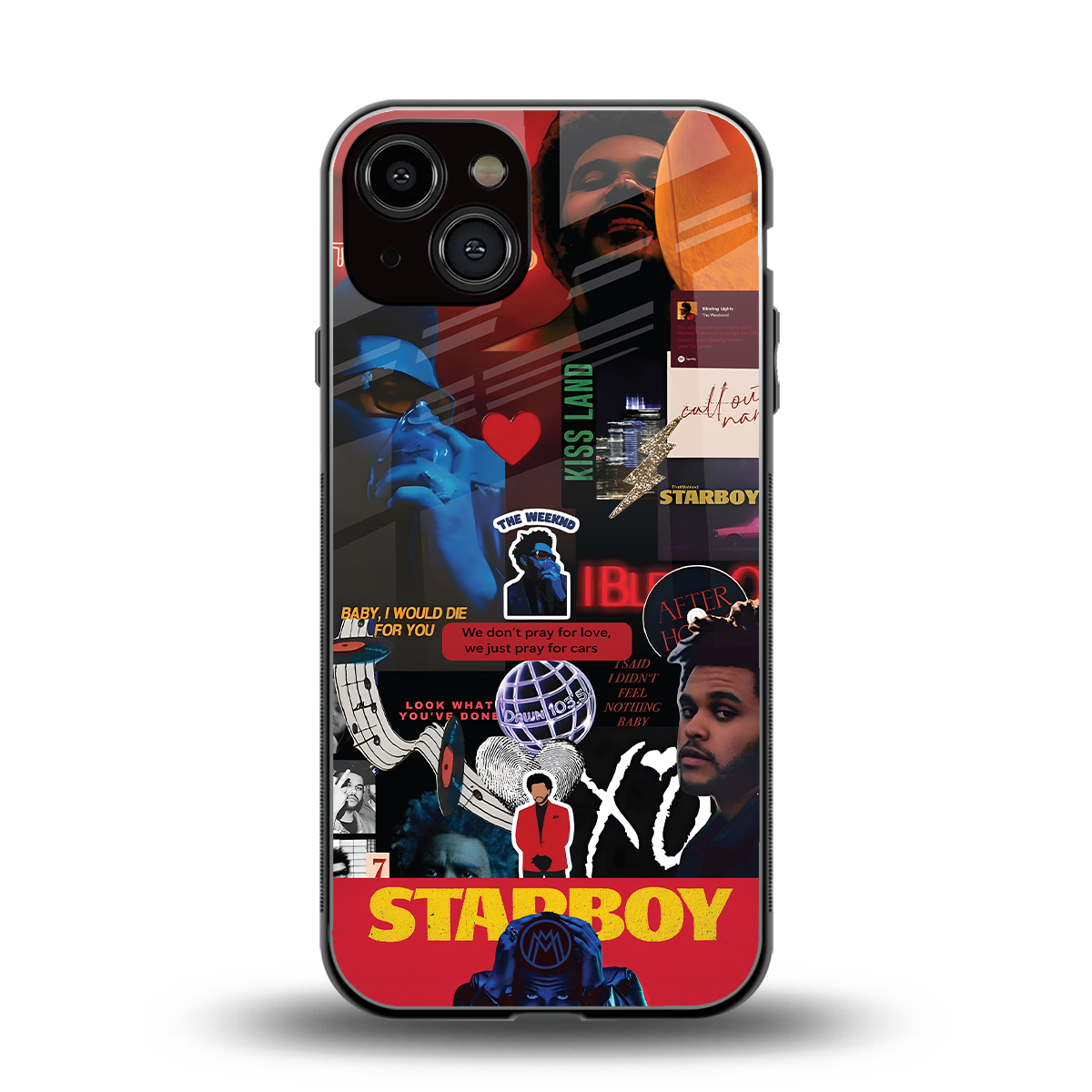 starboy mix back phone cover | glass case for iphone 13