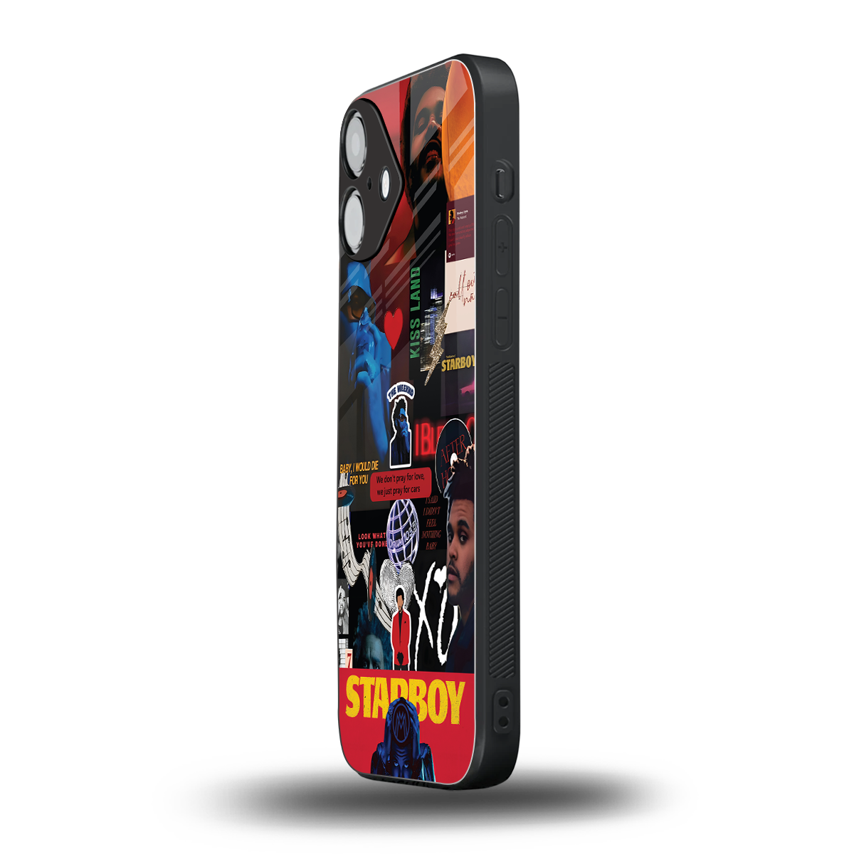 starboy mix back phone cover | glass case for iphone 16 plus