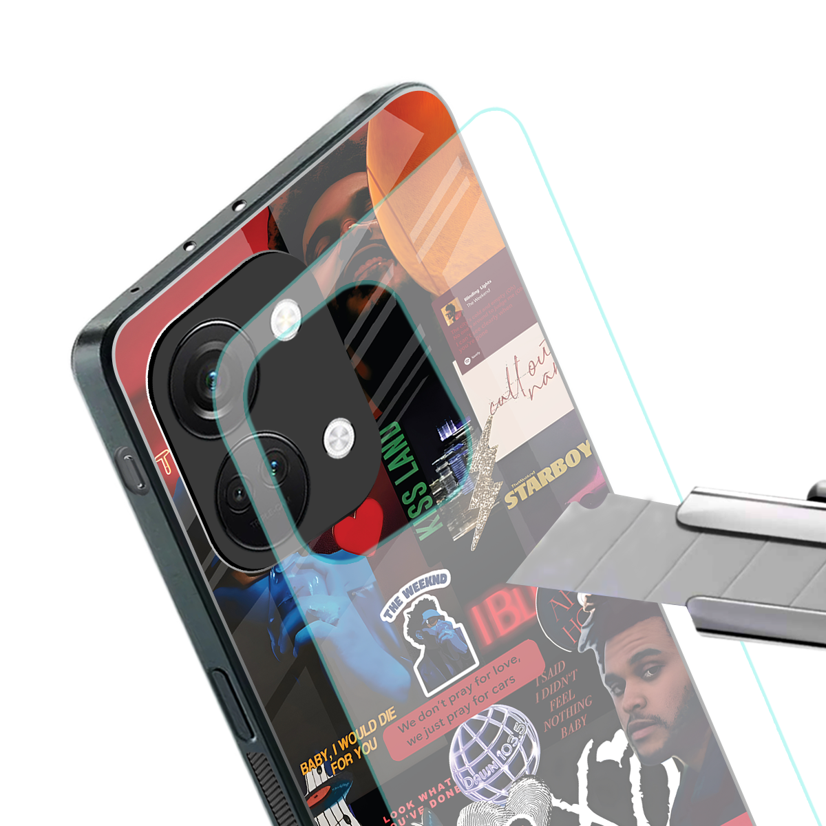 starboy mix back phone cover | glass case for oneplus nord 3