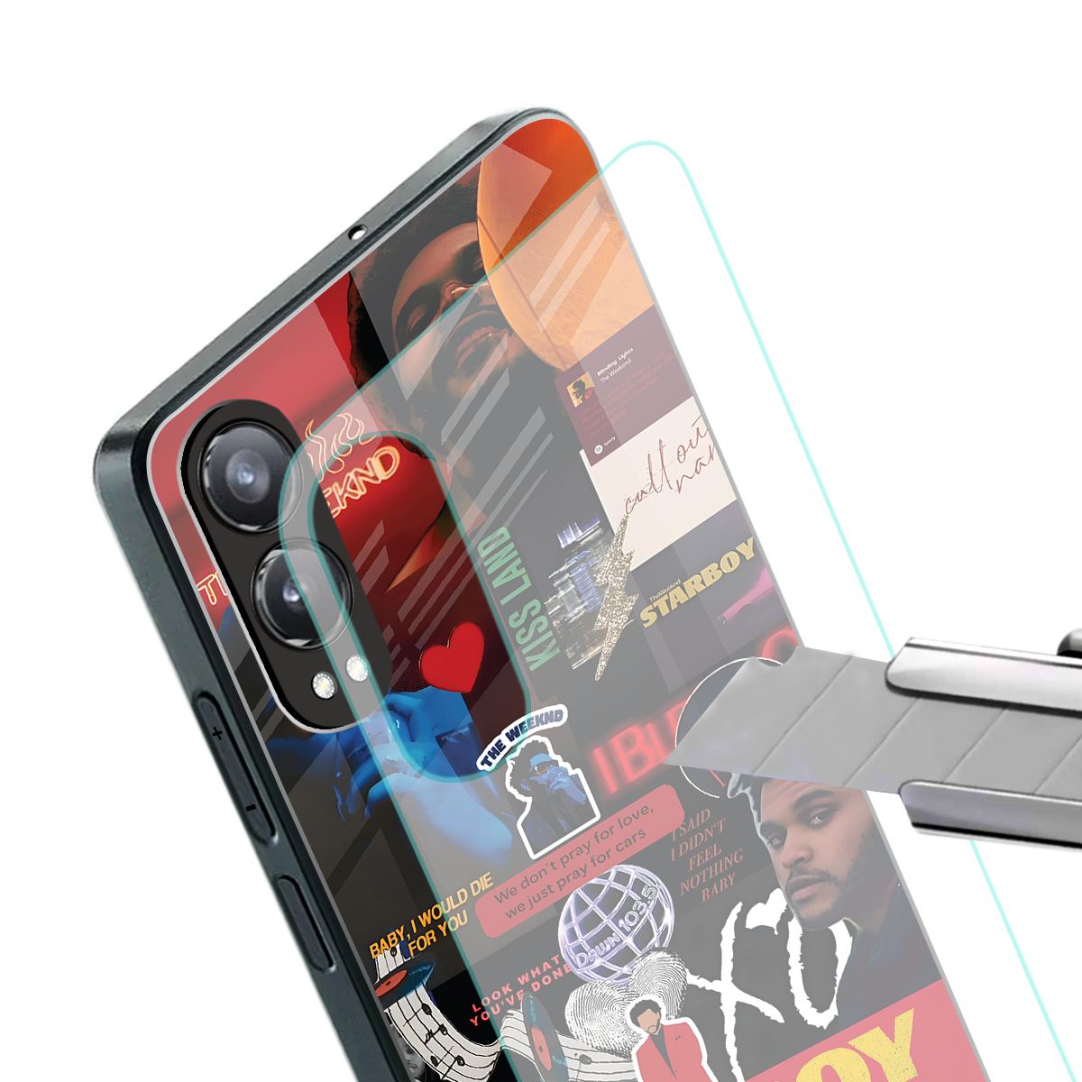 starboy mix back phone cover | glass case for oneplus nord ce 4 lite