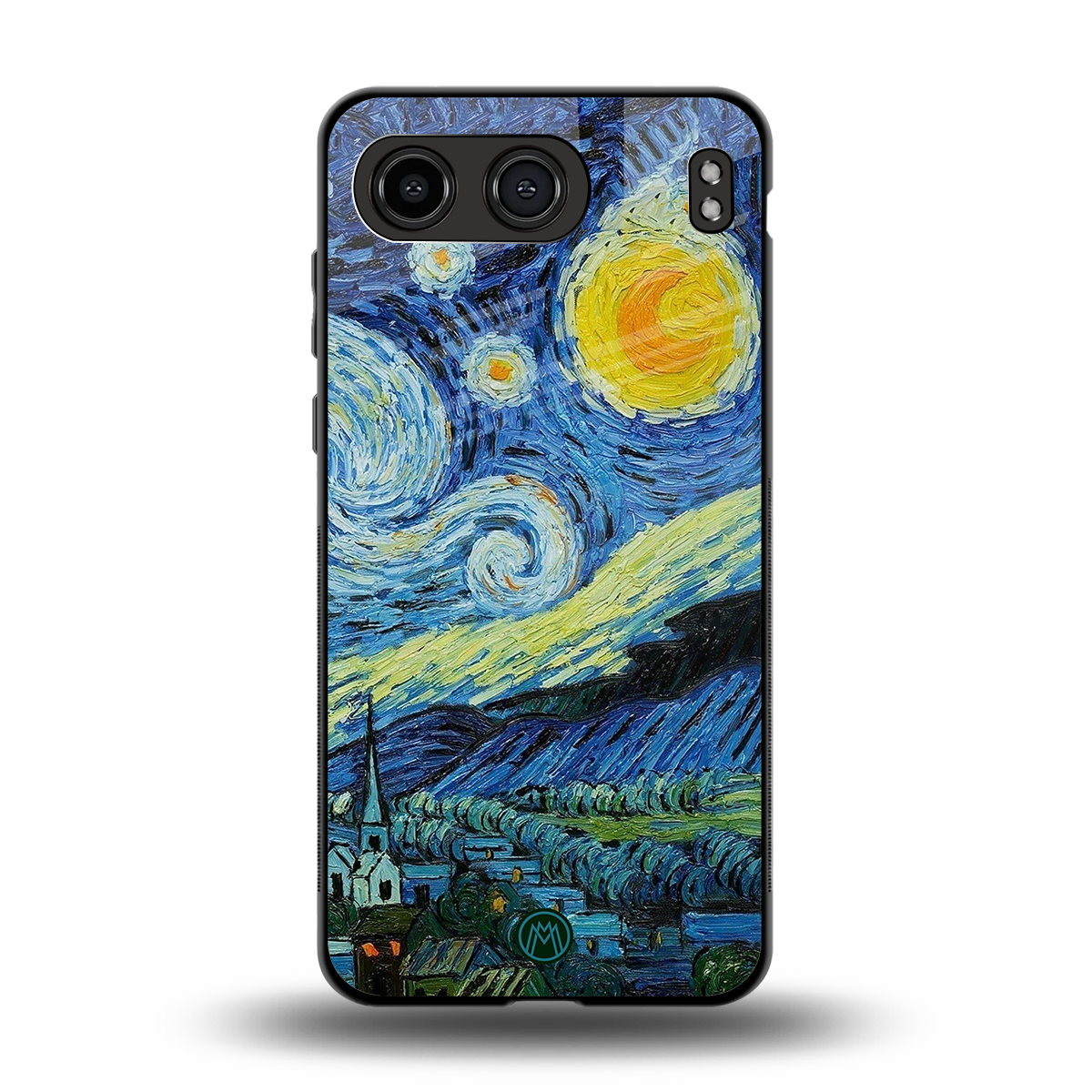 starry night back phone cover | glass case for oneplus nord 4